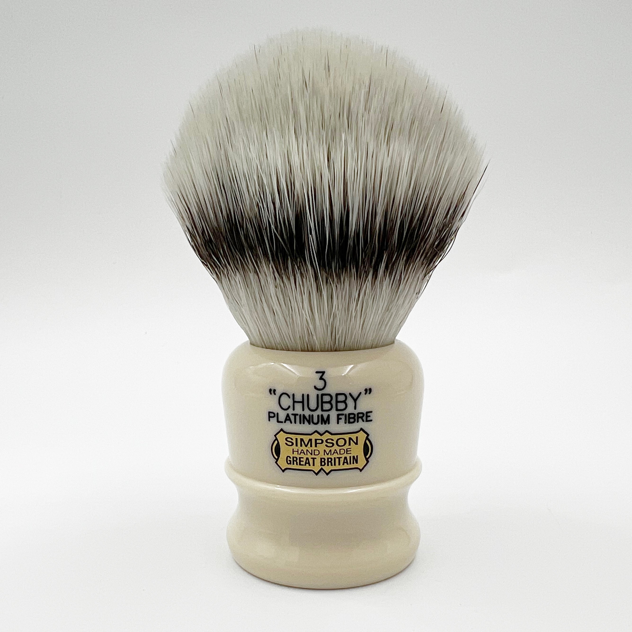 Simpson Chubby CH3 Platinum Synthetic Bristle Shaving Brush