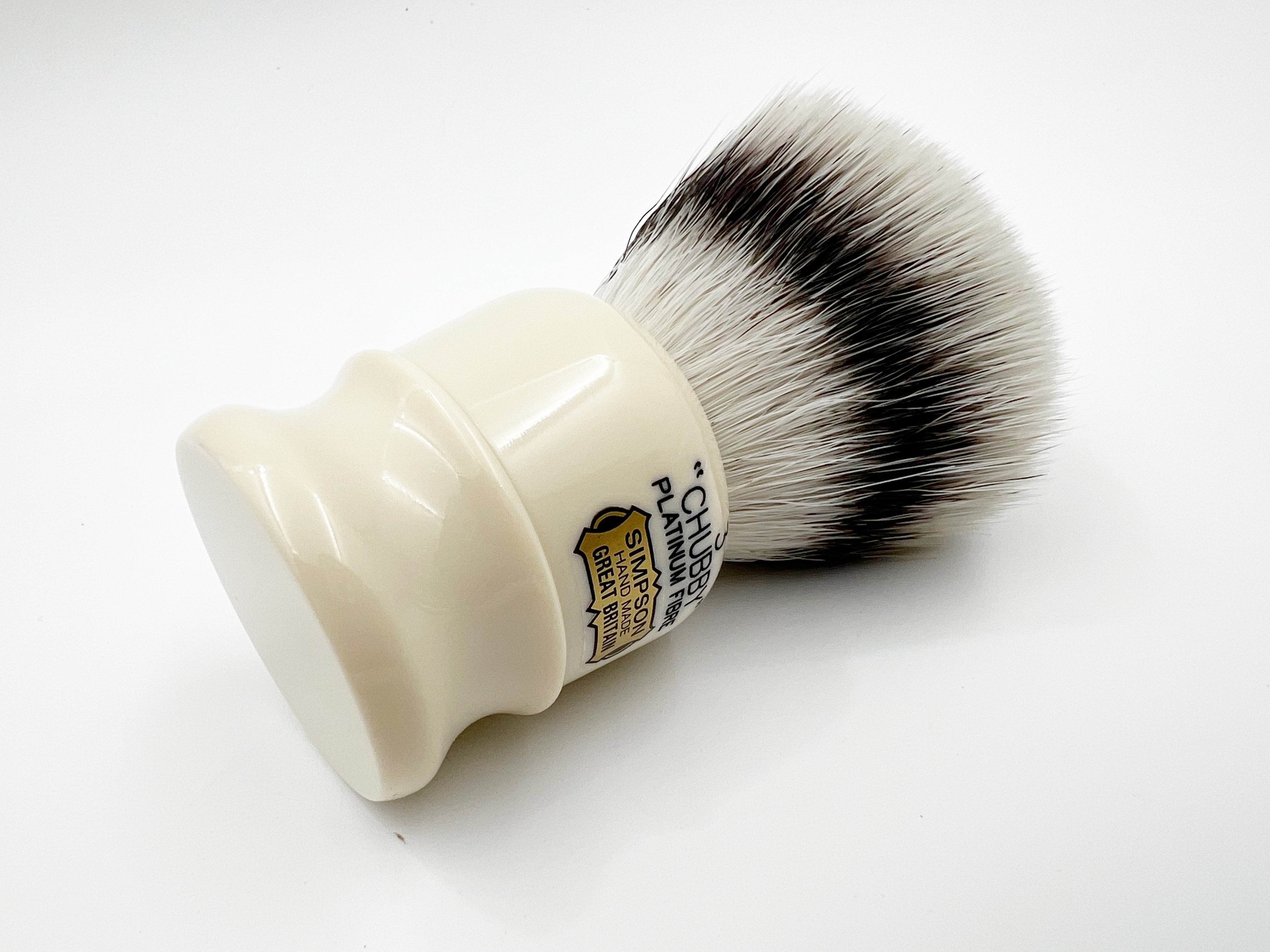 Simpson Chubby CH3 Platinum Synthetic Bristle Shaving Brush
