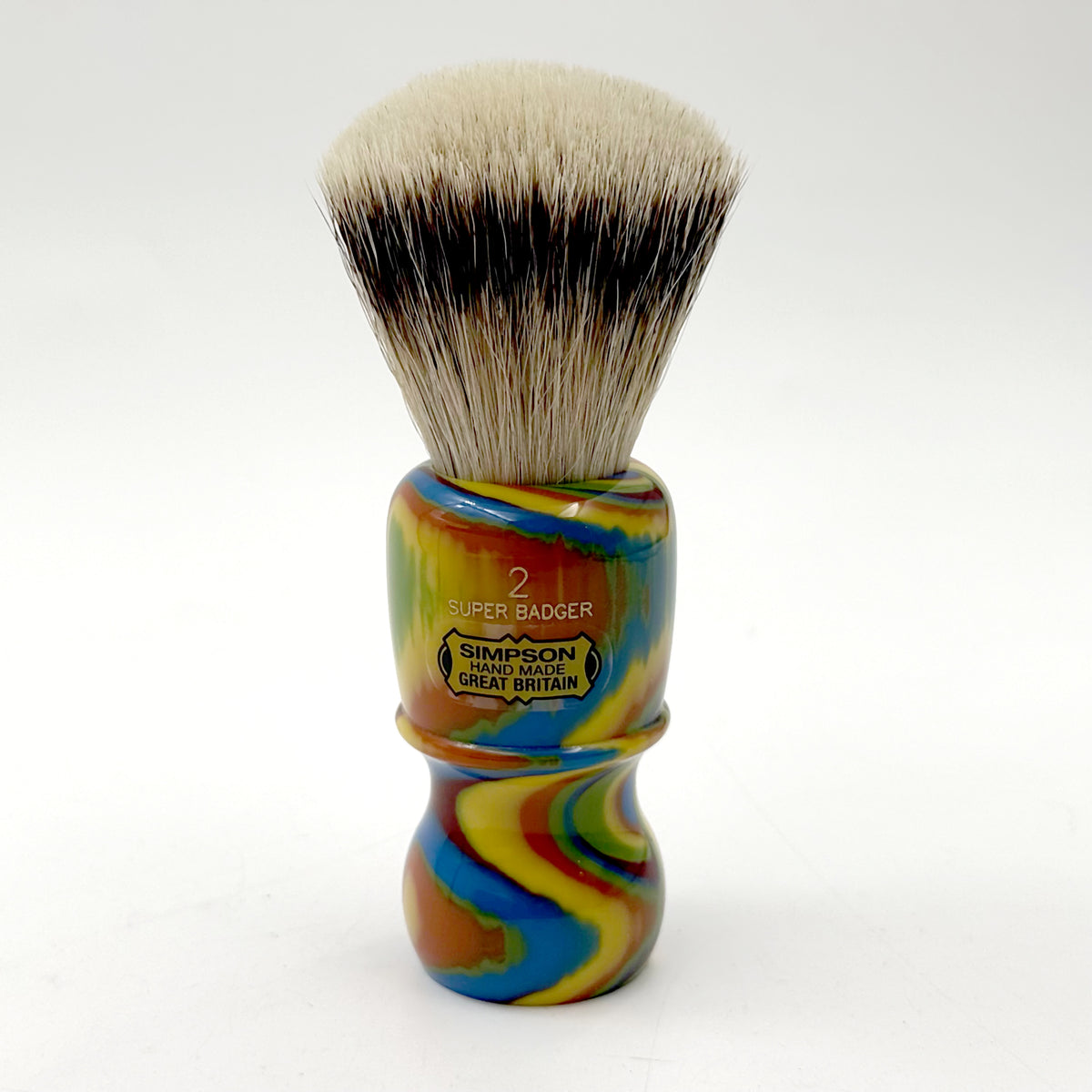 Limited Edition Simpsons Captain 2 Silvertip Badger Shaving Brush - Disco Haze