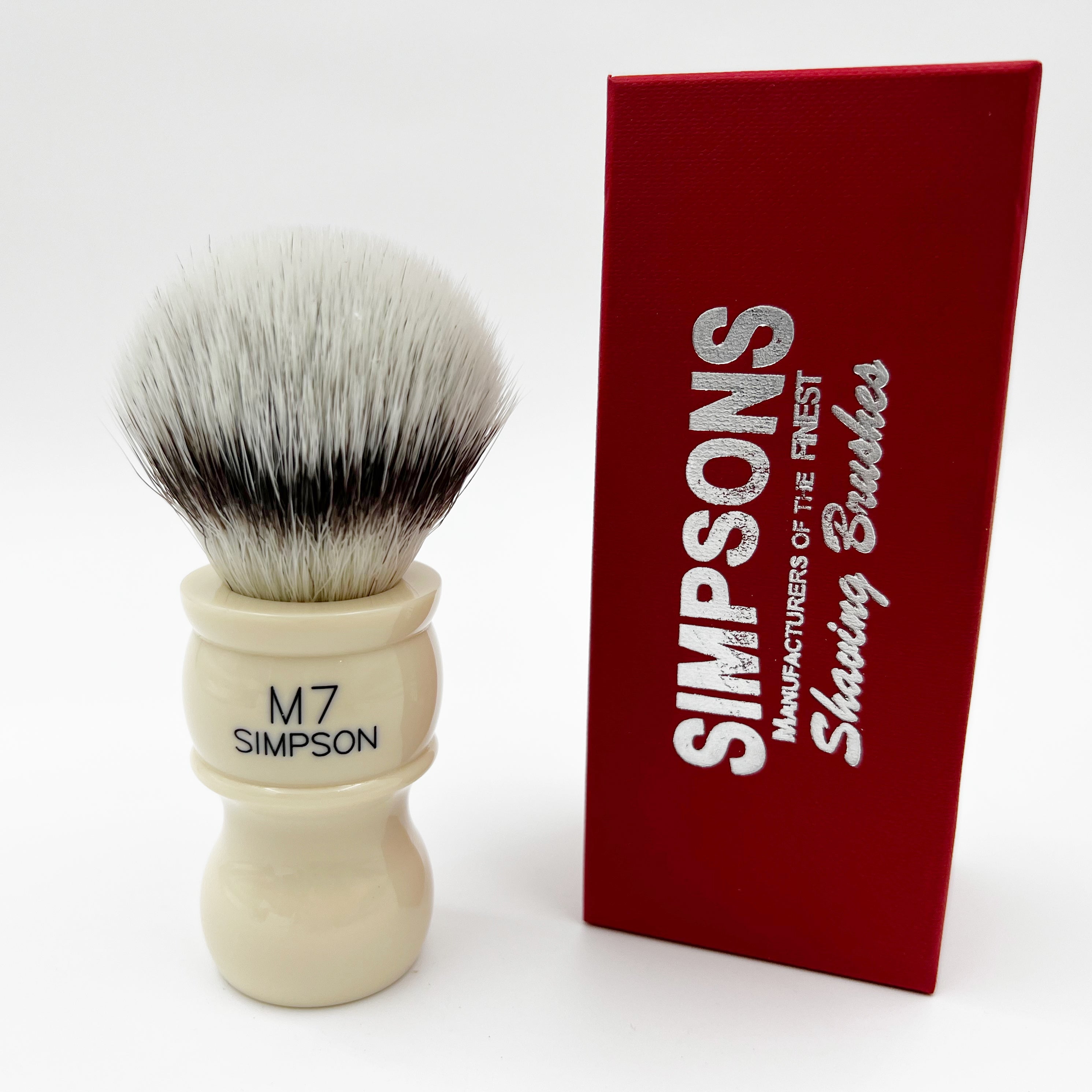 Simpson M7 Platinum Synthetic Bristle Shaving Brush