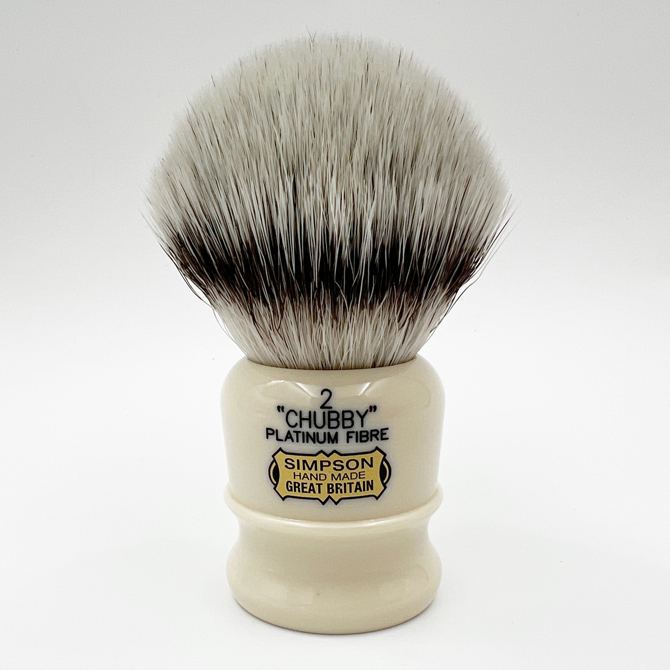 Simpson Chubby CH2 Platinum Synthetic Bristle Shaving Brush