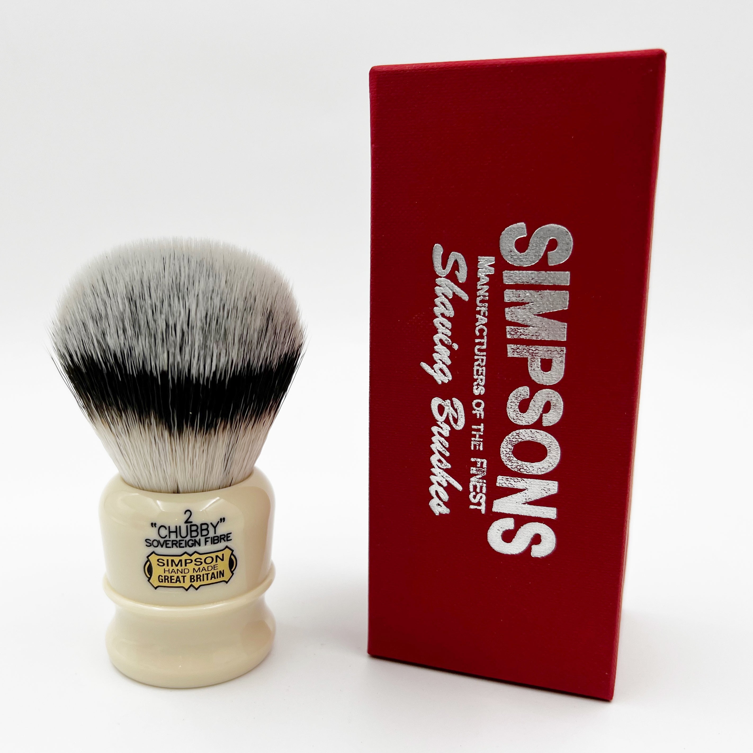 Simpson Chubby CH2 Sovereign Synthetic Bristle Shaving Brush