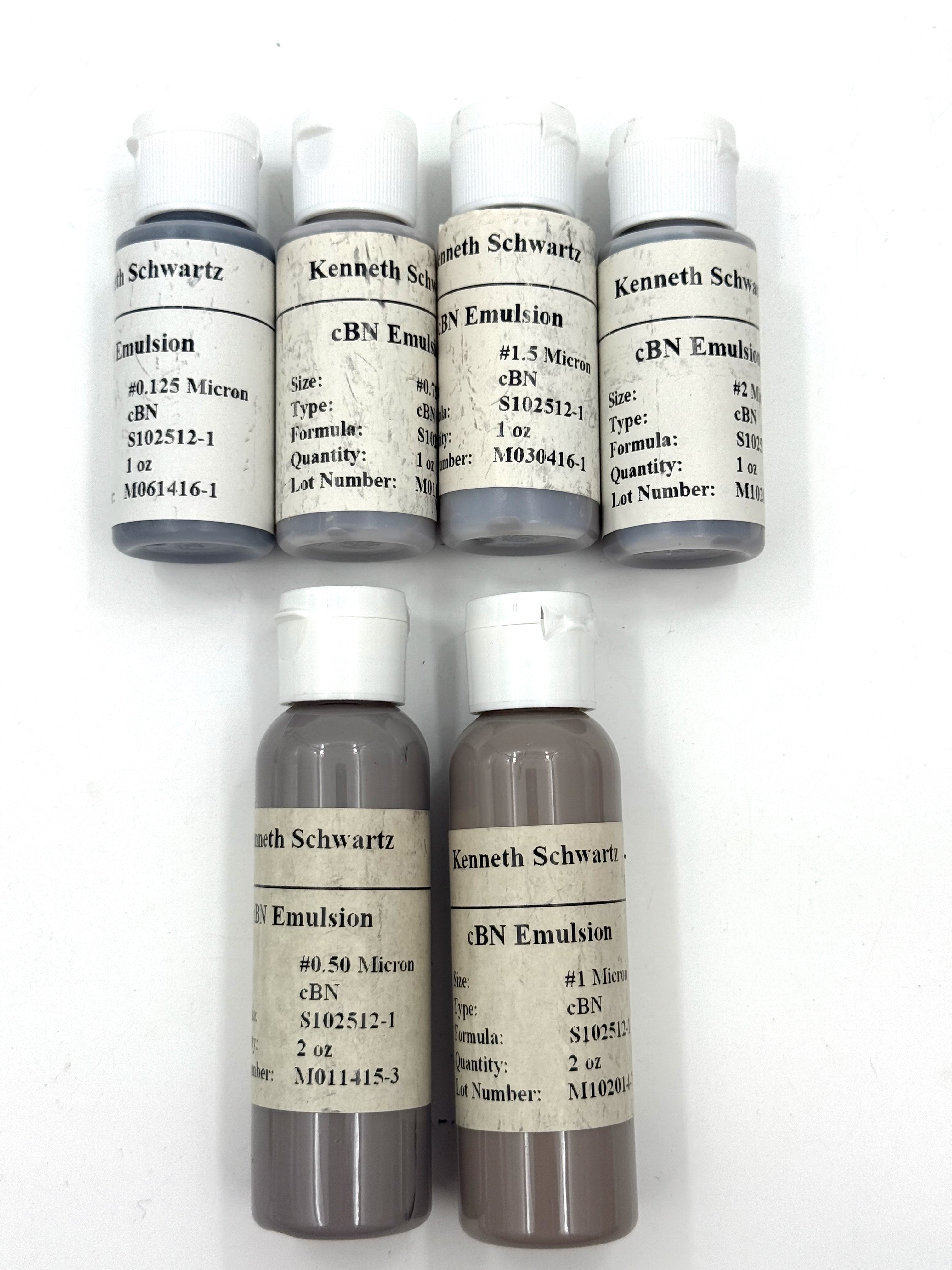 Kenneth Schwartz CBN Stropping Emulsions