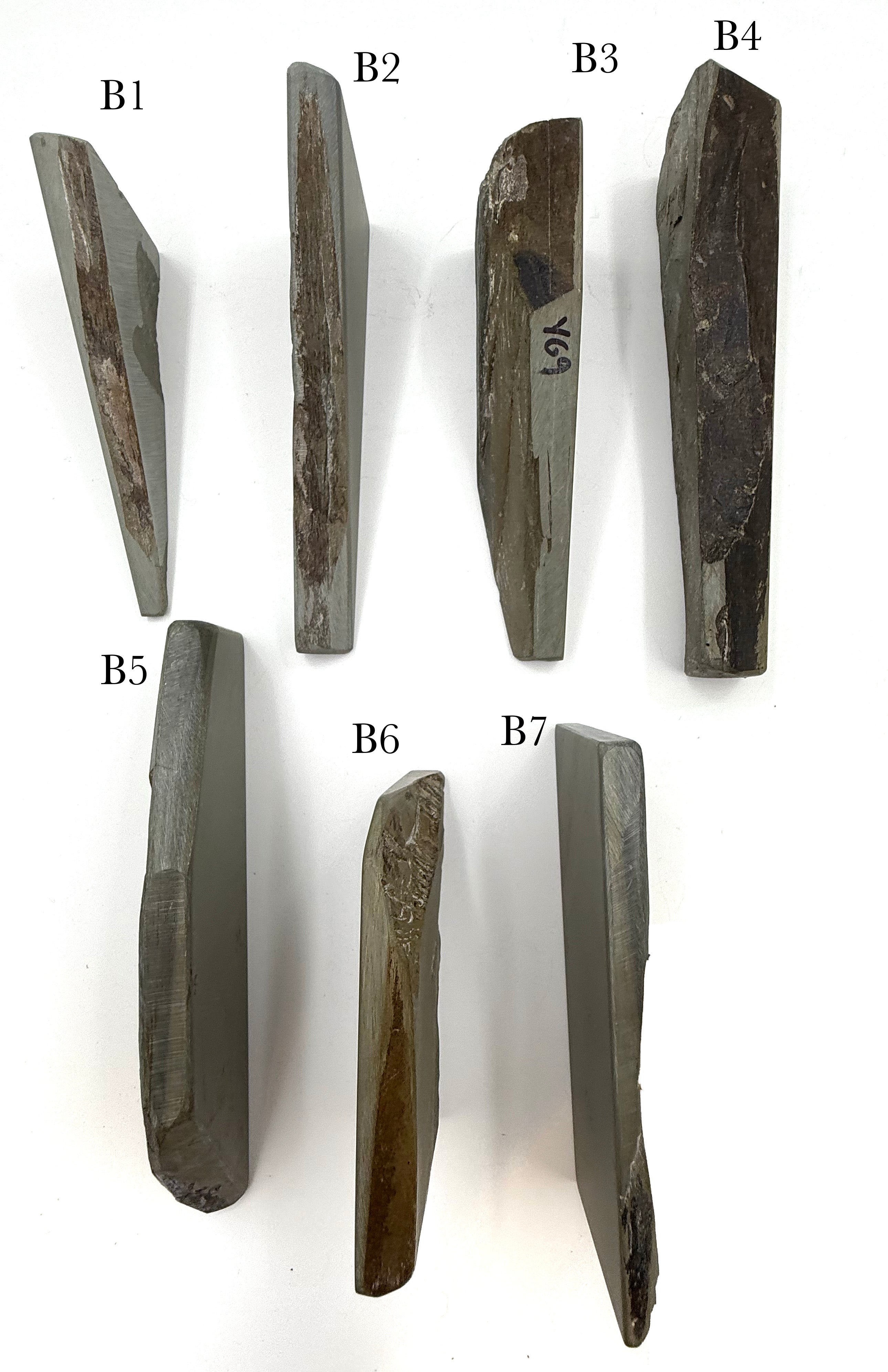 Thuringian Yellow Green/Blue German Water Razor Hones - Like Escher - CHOOSE YOUR STONE