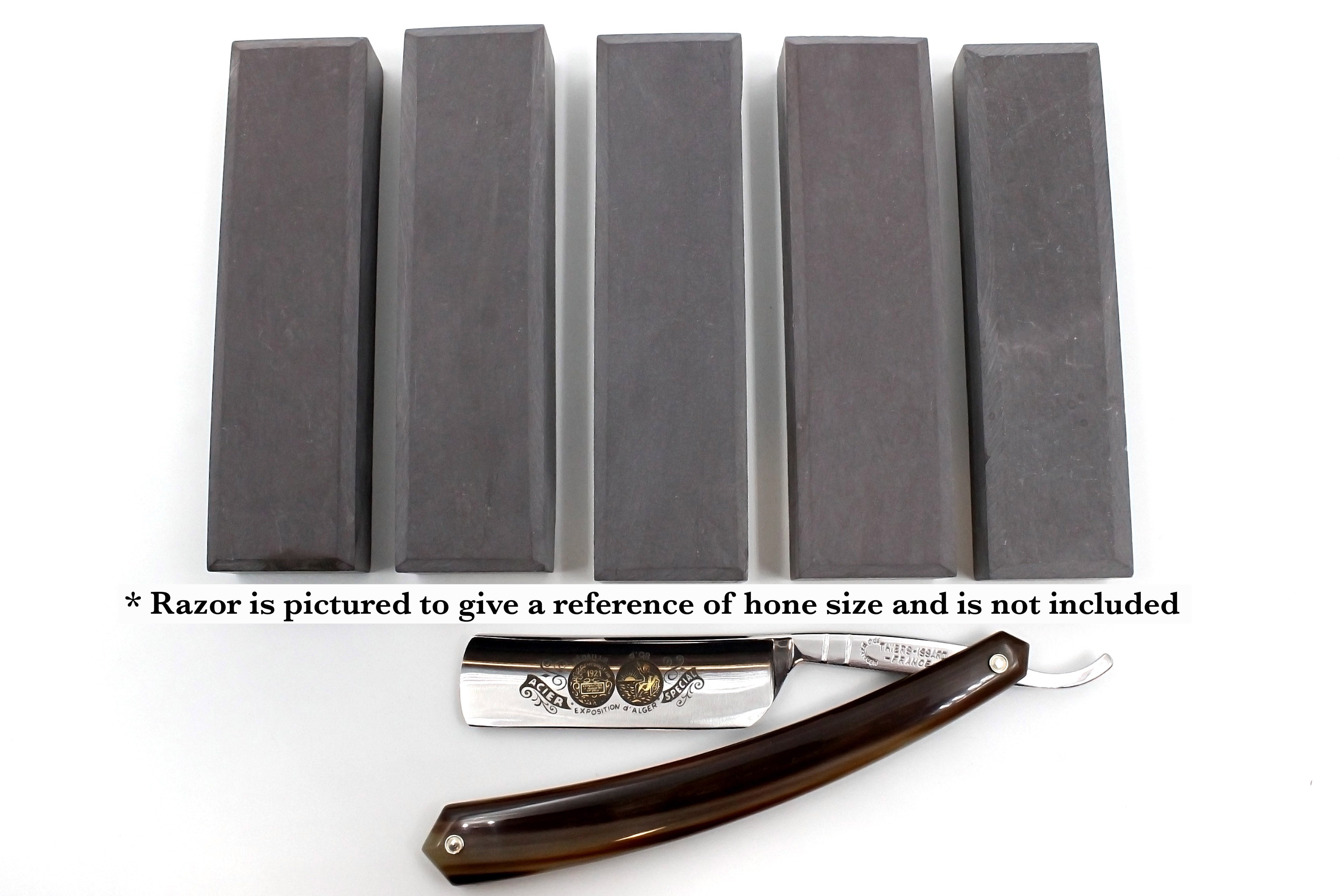 Pierre "La Lune" VINTAGE - 120x30mm (4.7x1.2") - French Fine Finishing Razor Hone Sharpening Stone