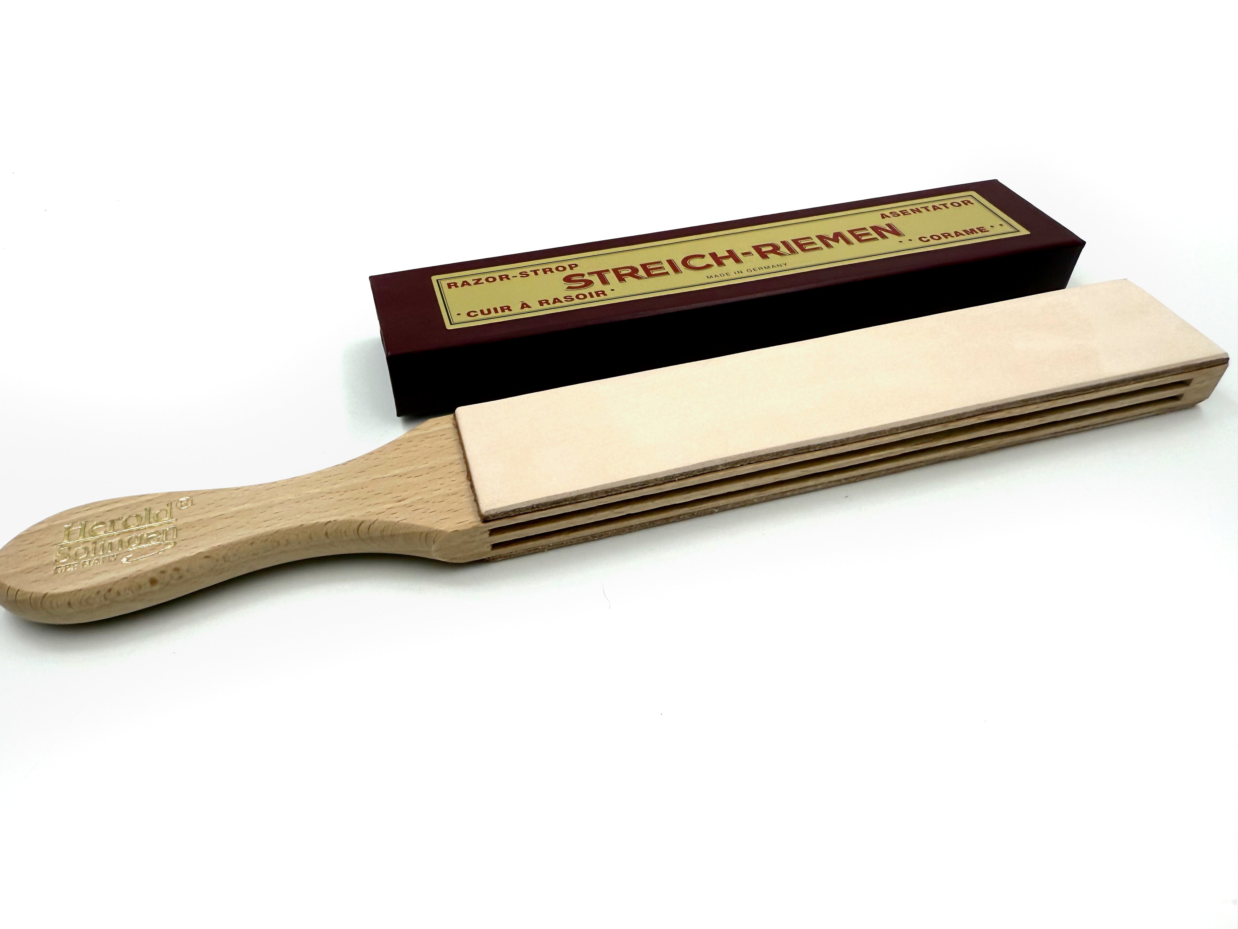 Herold Double Sided Leather Paddle Strop