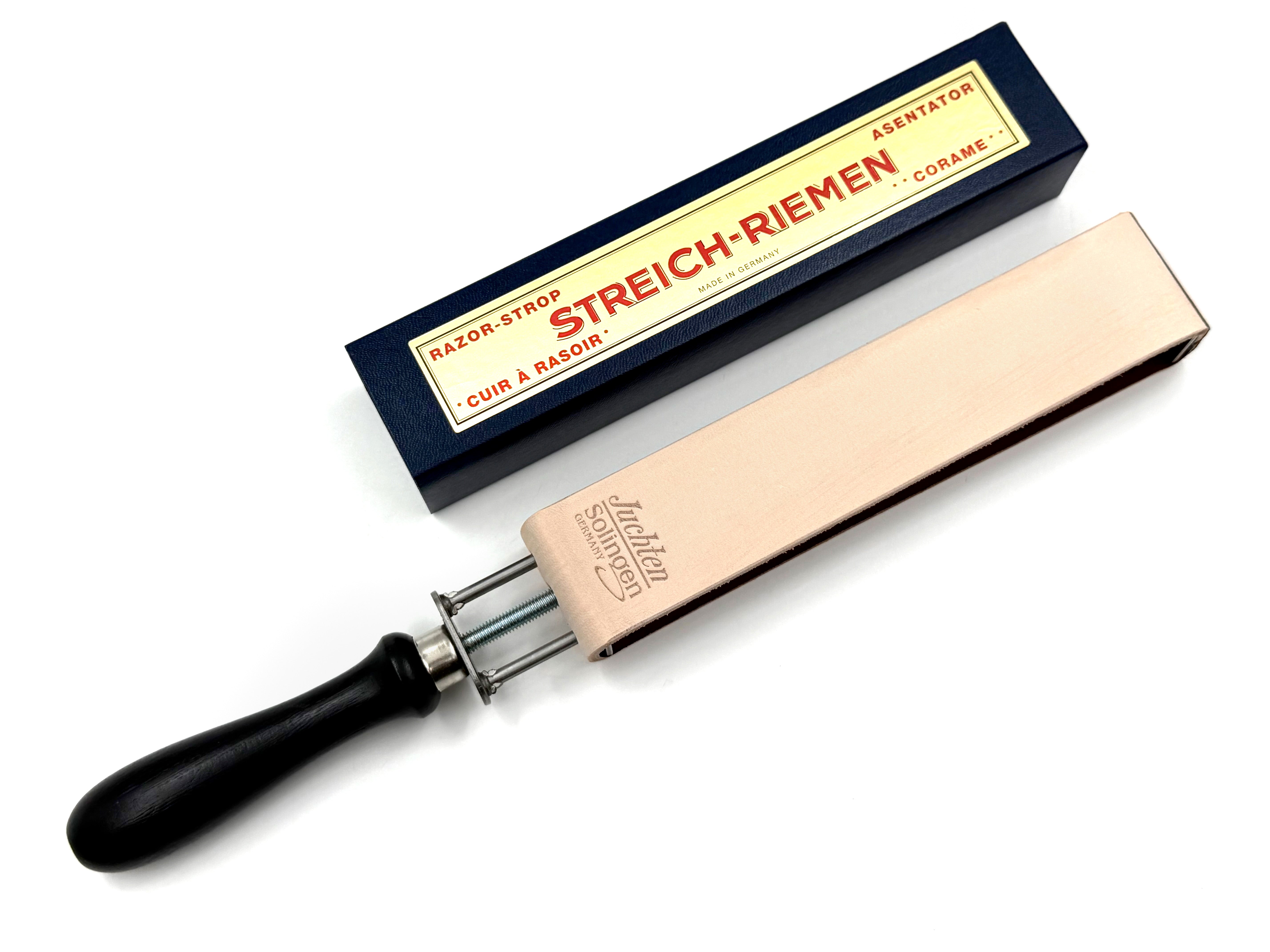 Herold Screw Tension Cowhide Leather Double Sided Paddle Strop