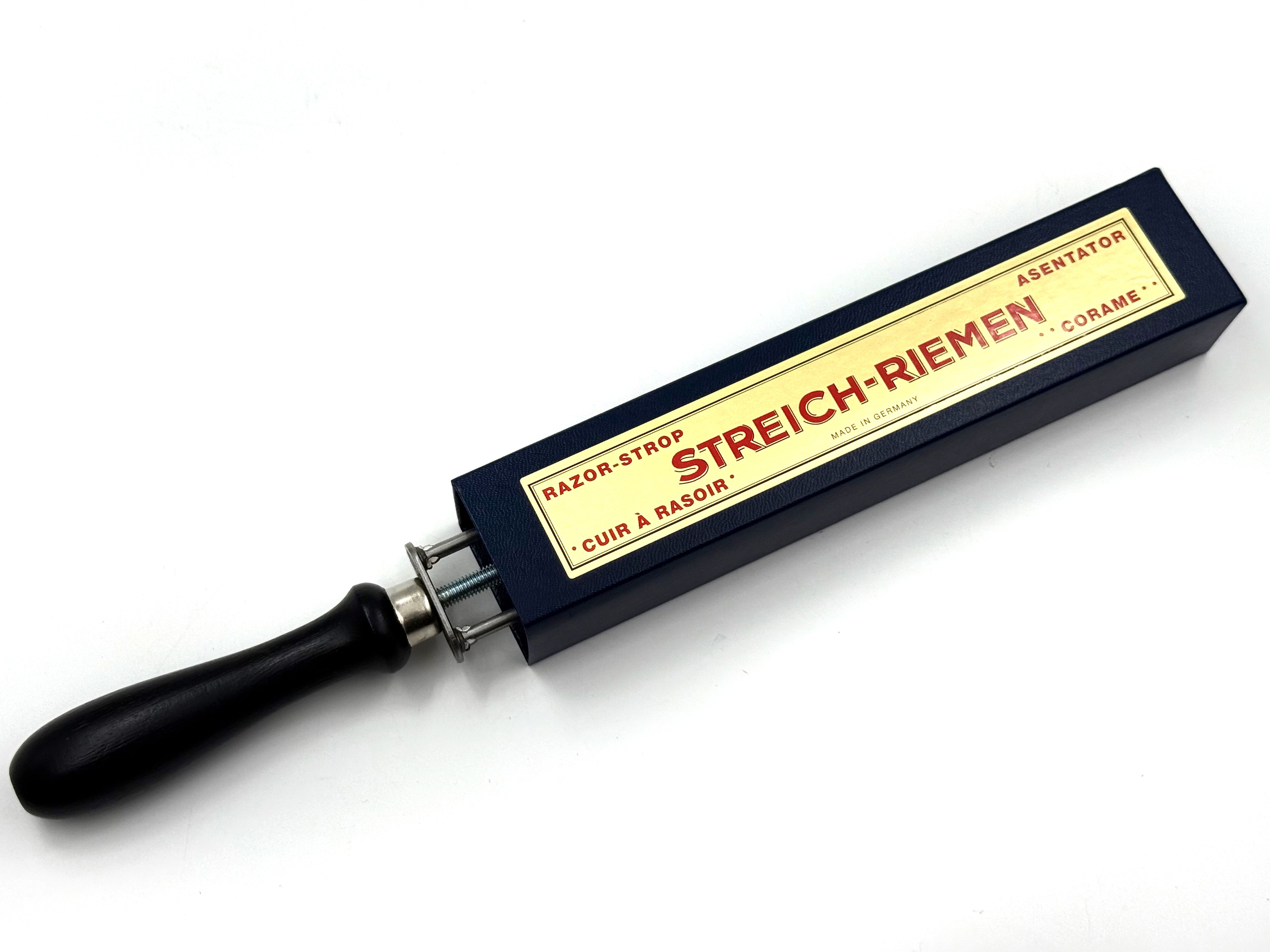 Herold Screw Tension Cowhide Leather Double Sided Paddle Strop