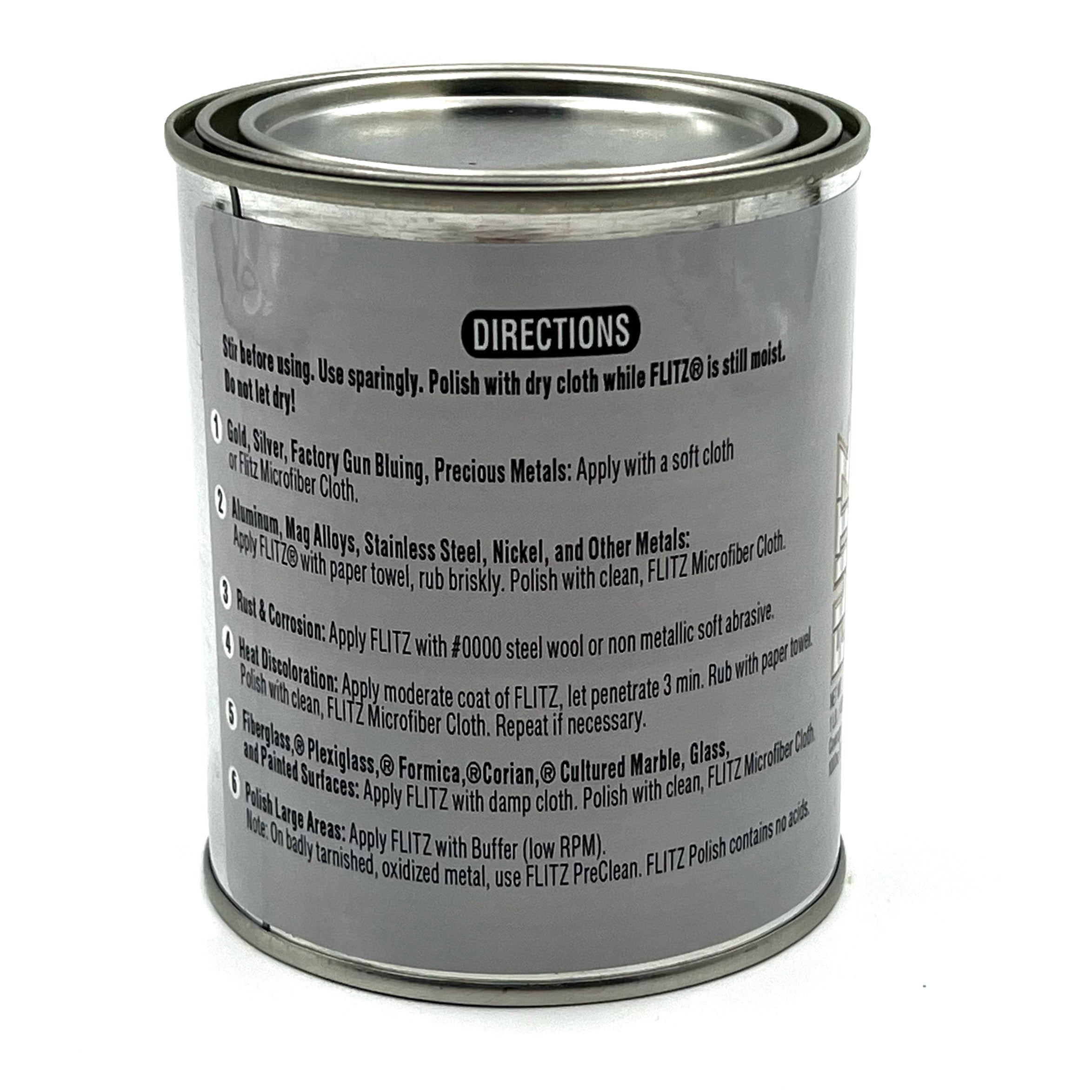 Flitz Premium Multipurpose Polishing & Cleaning Cream - 1lb (453g) Can