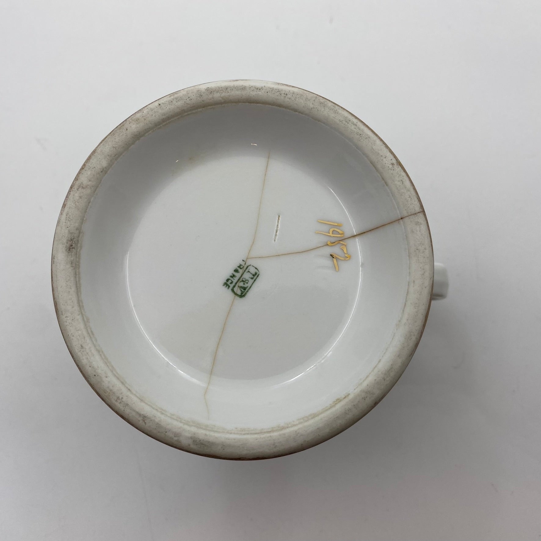 Antique Handpainted Personalized Shaving Mug