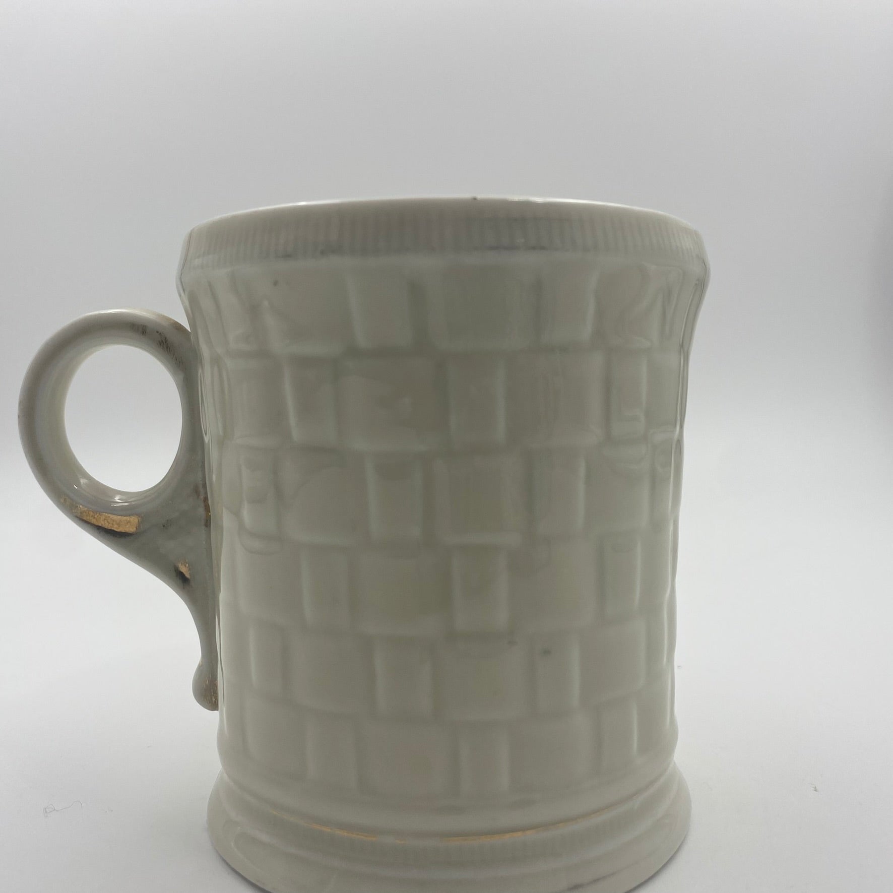 Antique Handpainted Shaving Mug