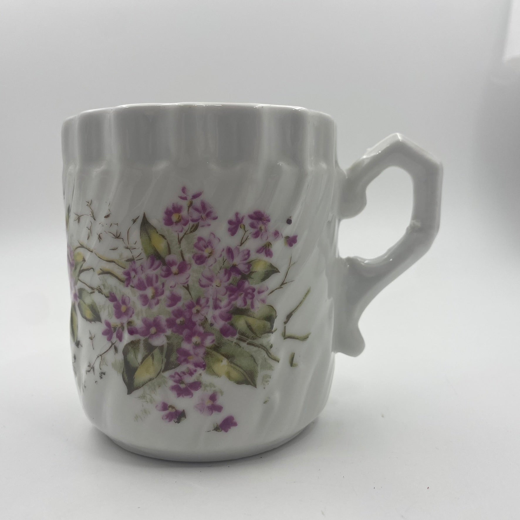 Antique Floral Shaving Mug Shaving