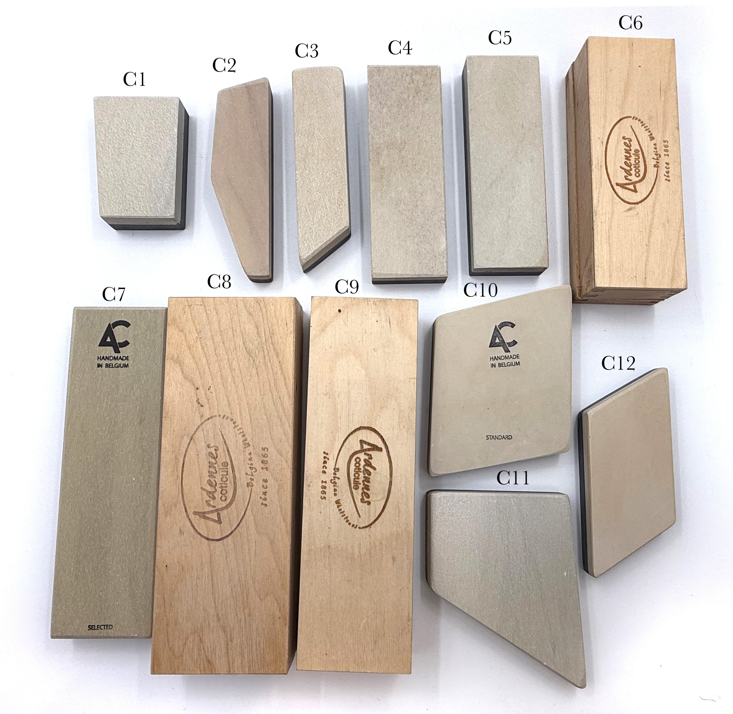 Belgian Coticule - Mixed Sizes Modern Sharpening Stones