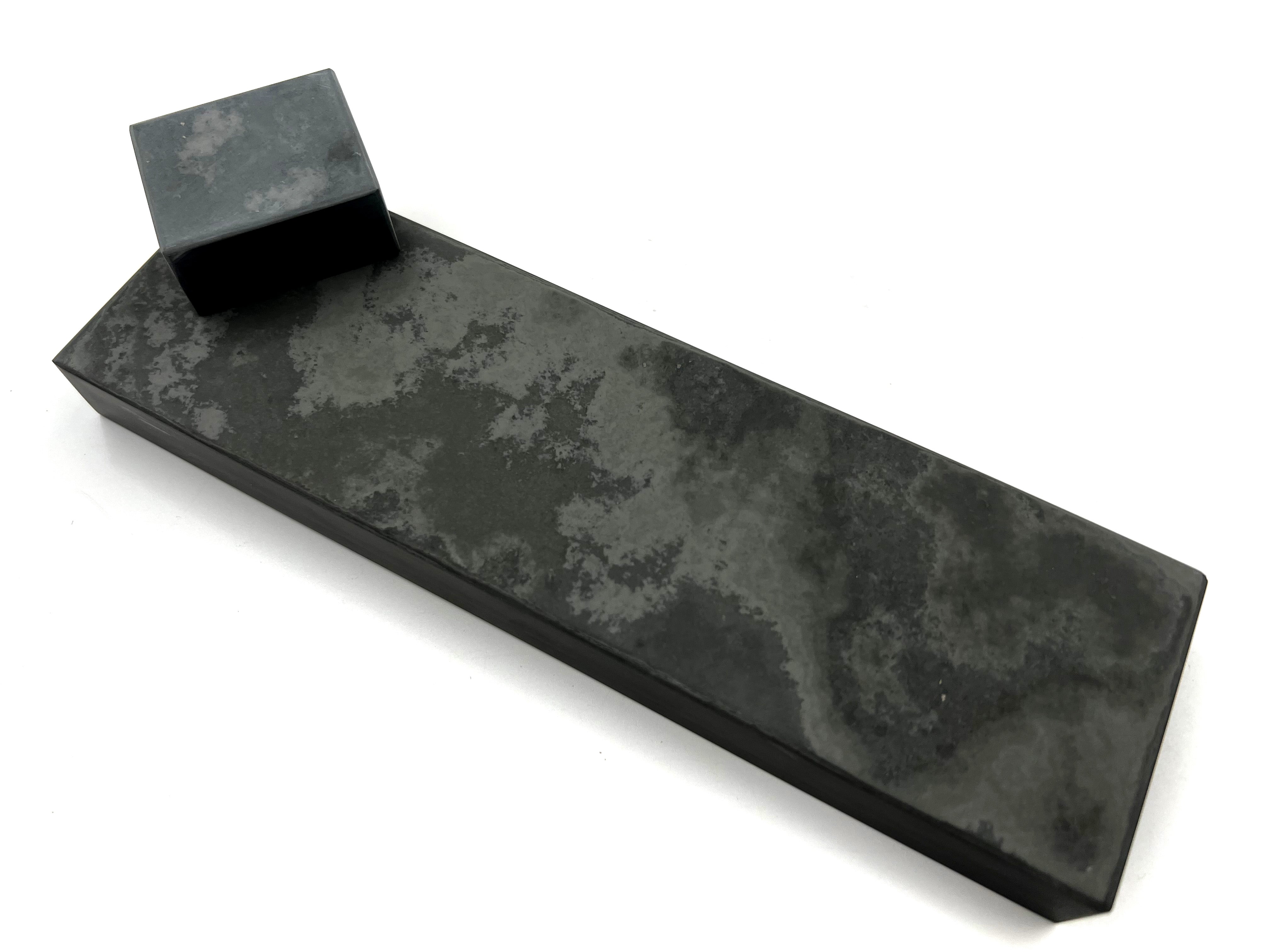 Green Shadow French Fine Finishing Razor Hone Sharpening Stones with Slurry Stone