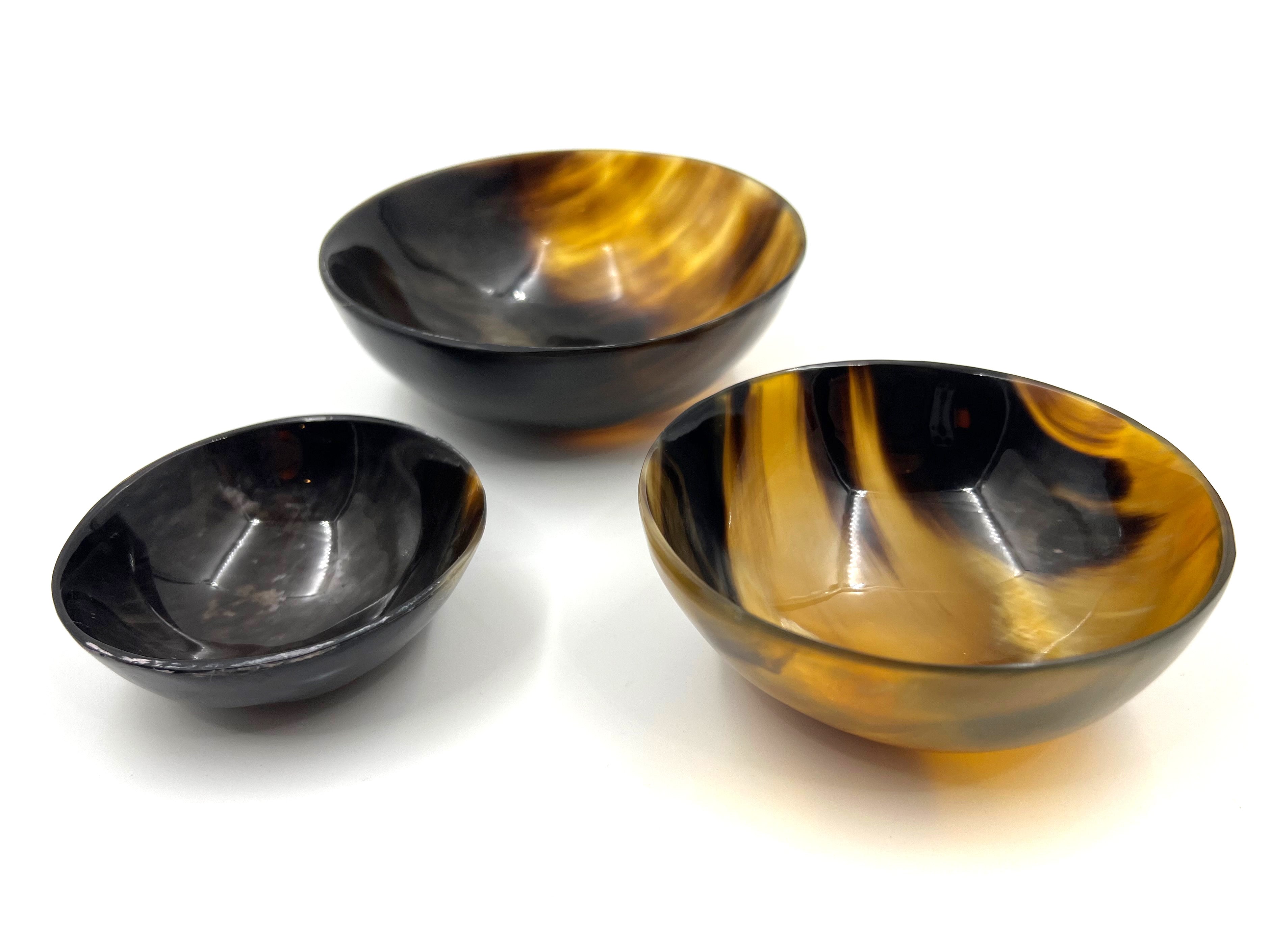 Genuine Ox Horn Lather/Shaving Bowls
