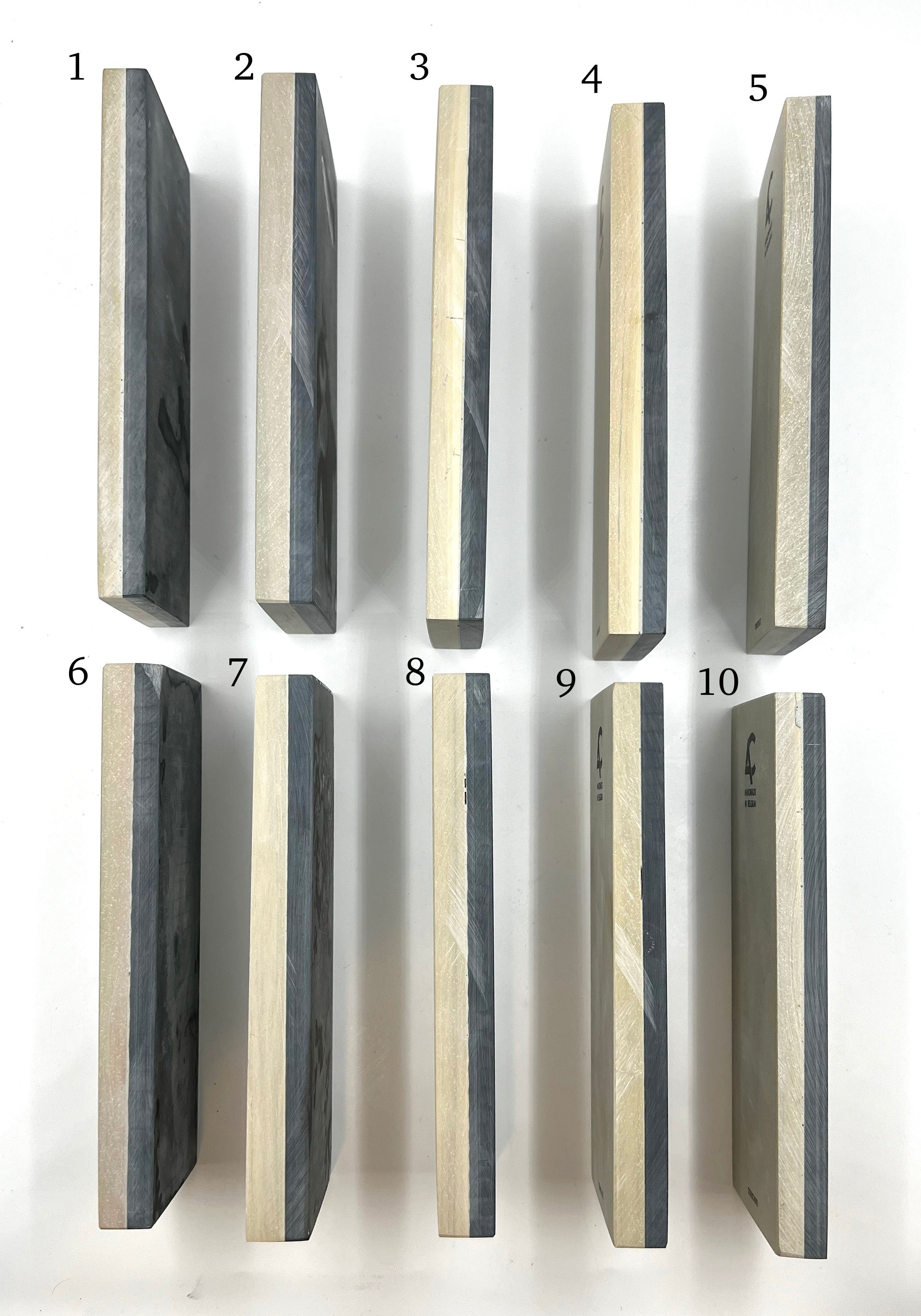 Belgian Coticule - 200mm x 75mm (8 x 3") Standard Grade Sharpening Stone with Slurry Stone - CHOOSE YOUR STONE