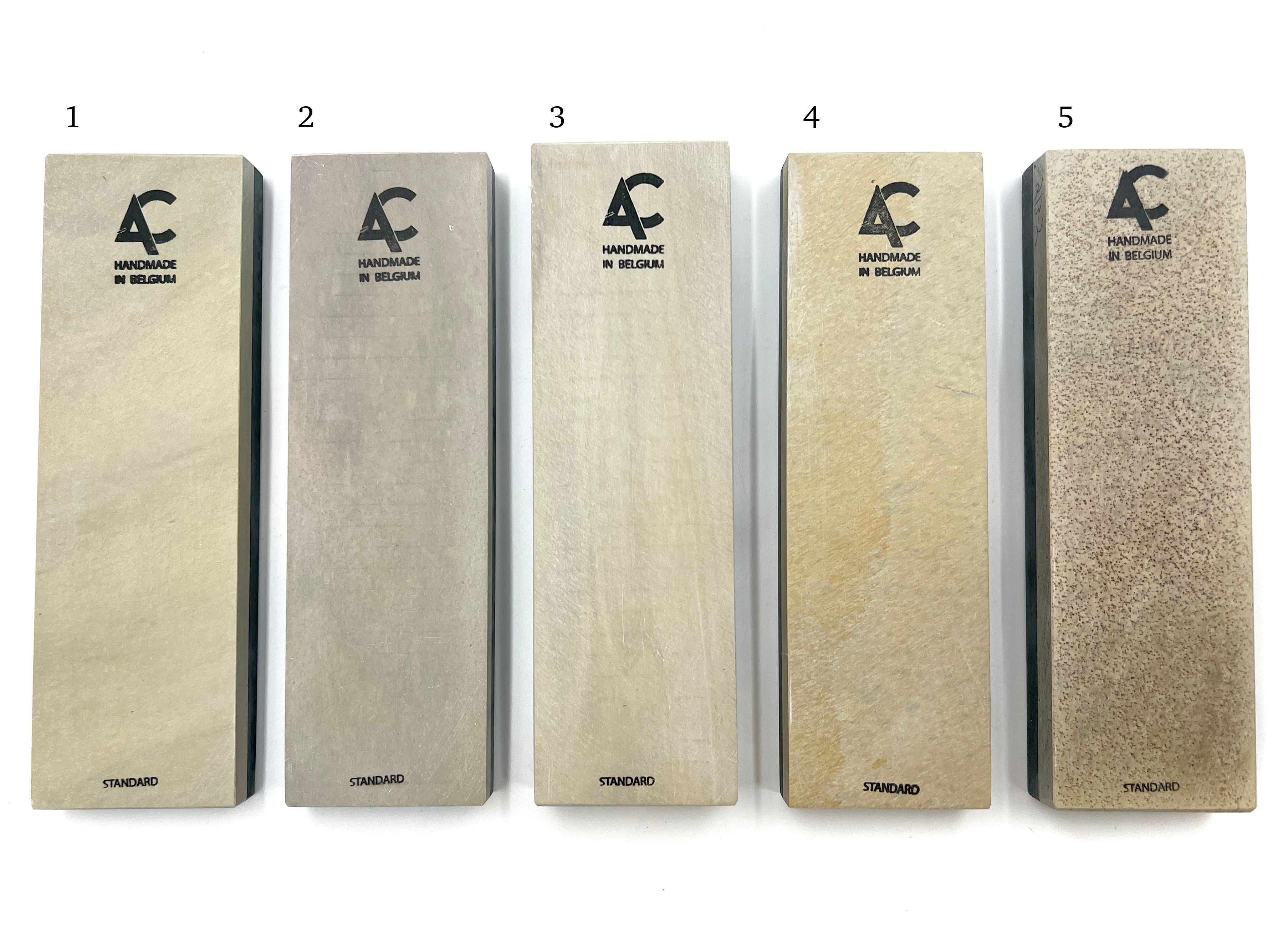 Belgian Coticule - 200mm x 60mm (8 x 2.25") Standard Grade Sharpening Stone with Slurry Stone - CHOOSE YOUR STONE