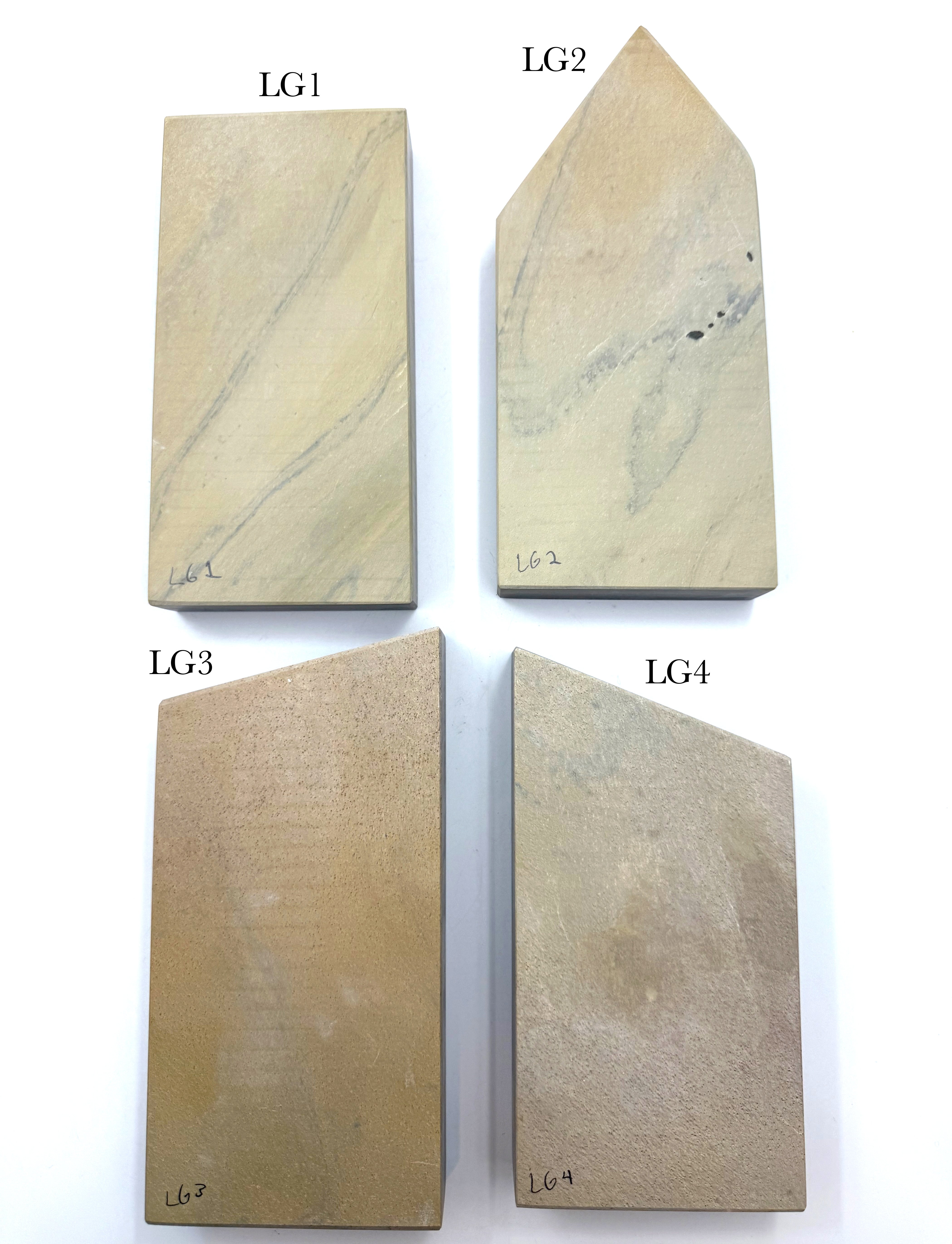 Belgian Coticule & Belgian Blue - La Grise Vein Natural Combo Sharpening Stones - CHOOSE YOUR STONE