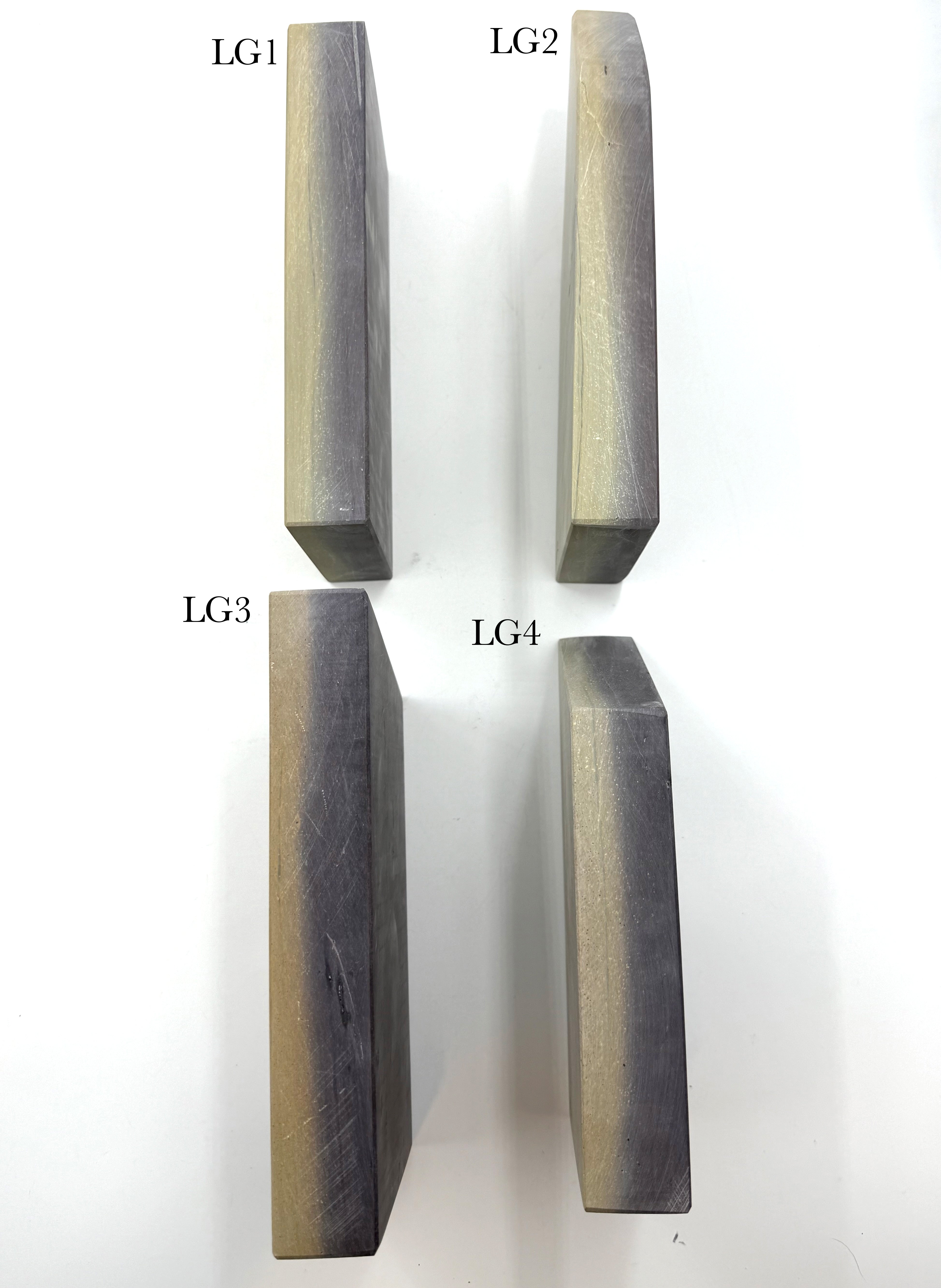 Belgian Coticule & Belgian Blue - La Grise Vein Natural Combo Sharpening Stones - CHOOSE YOUR STONE