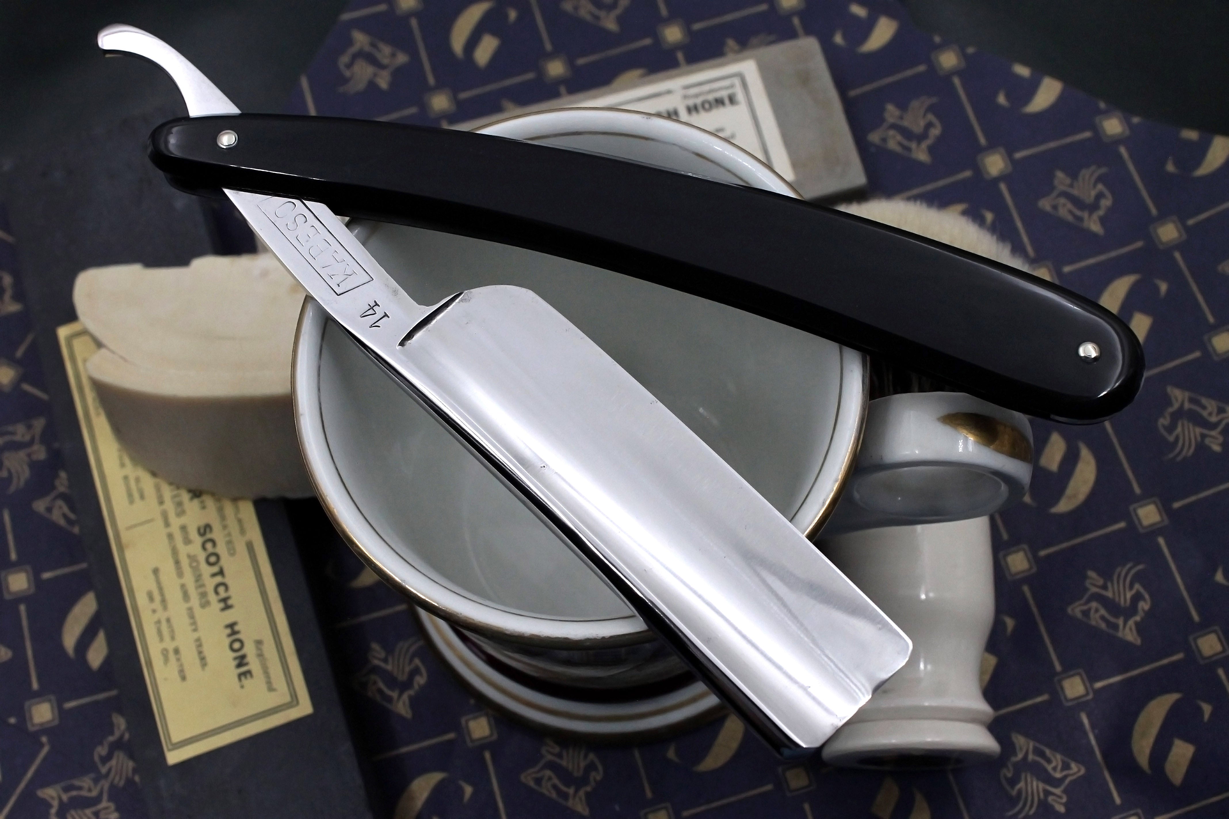 Kabeso No. 14 - 15/16 Full Hollow Blade - Excellent Restored Vintage Solingen Straight Razor - Shave Ready