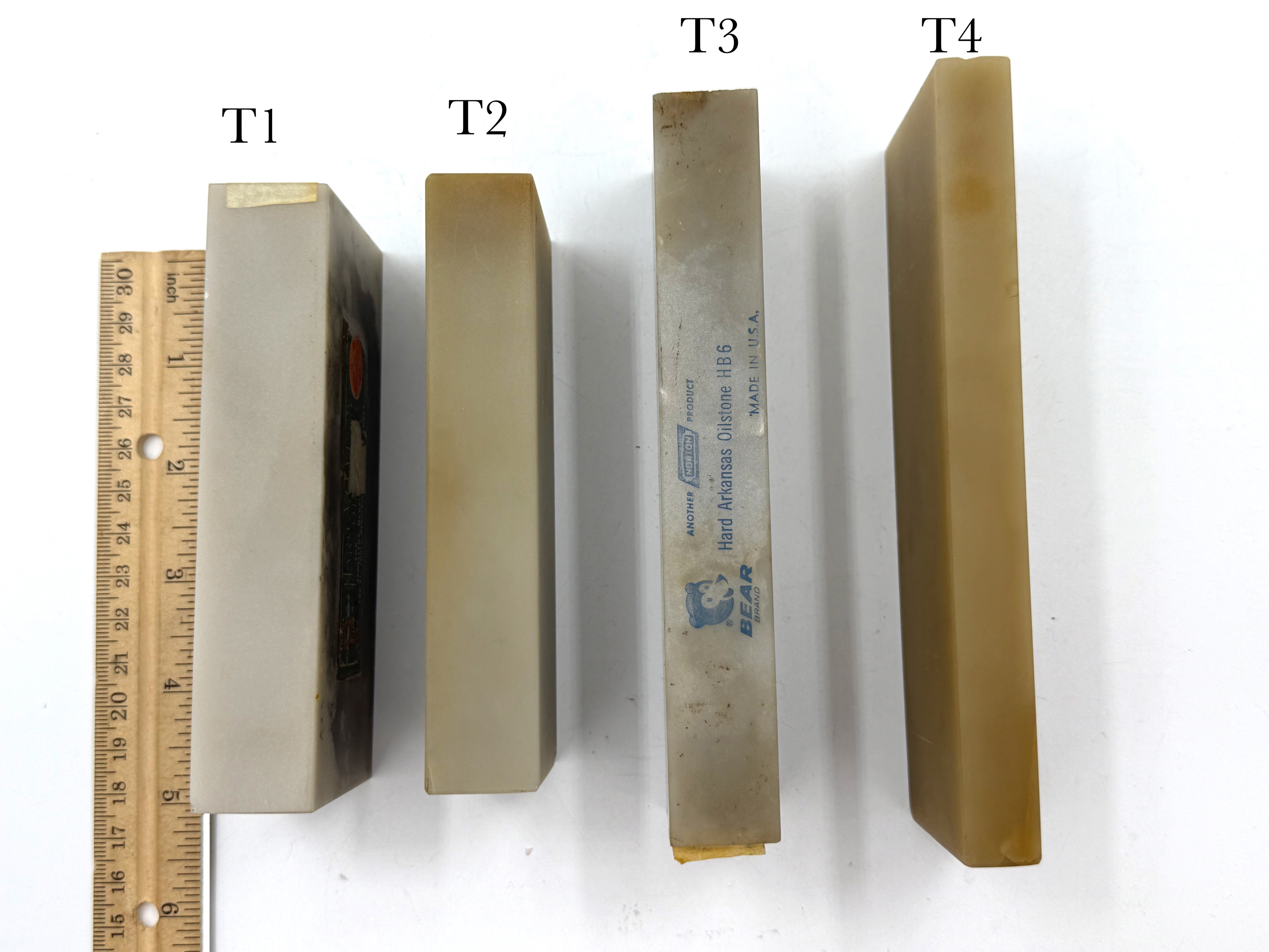 Hard Translucent Arkansas - Vintage Collectable Oilstones / Sharpening Stones