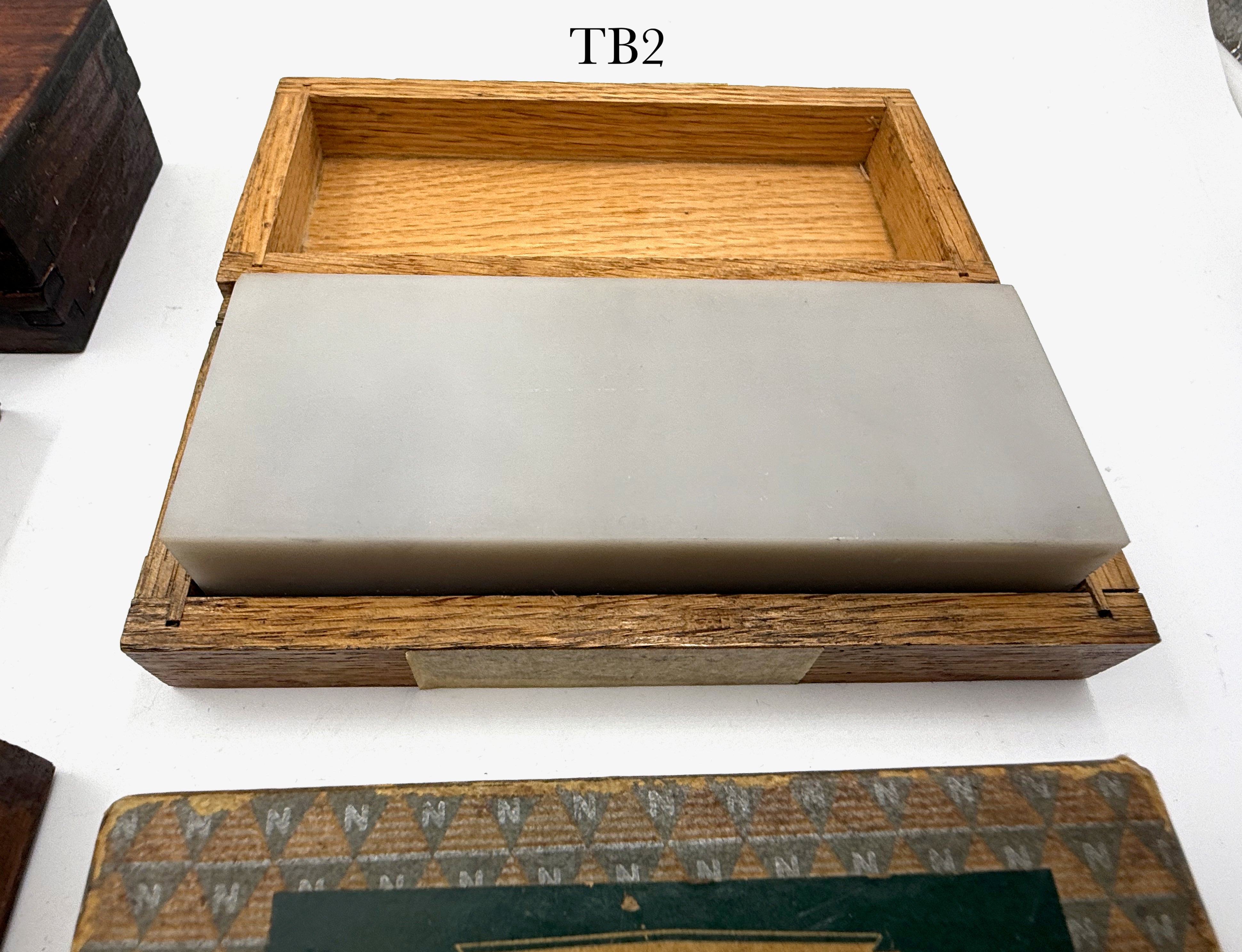 Hard Translucent Arkansas - Vintage Boxed Collectable Oilstones / Sharpening Stones