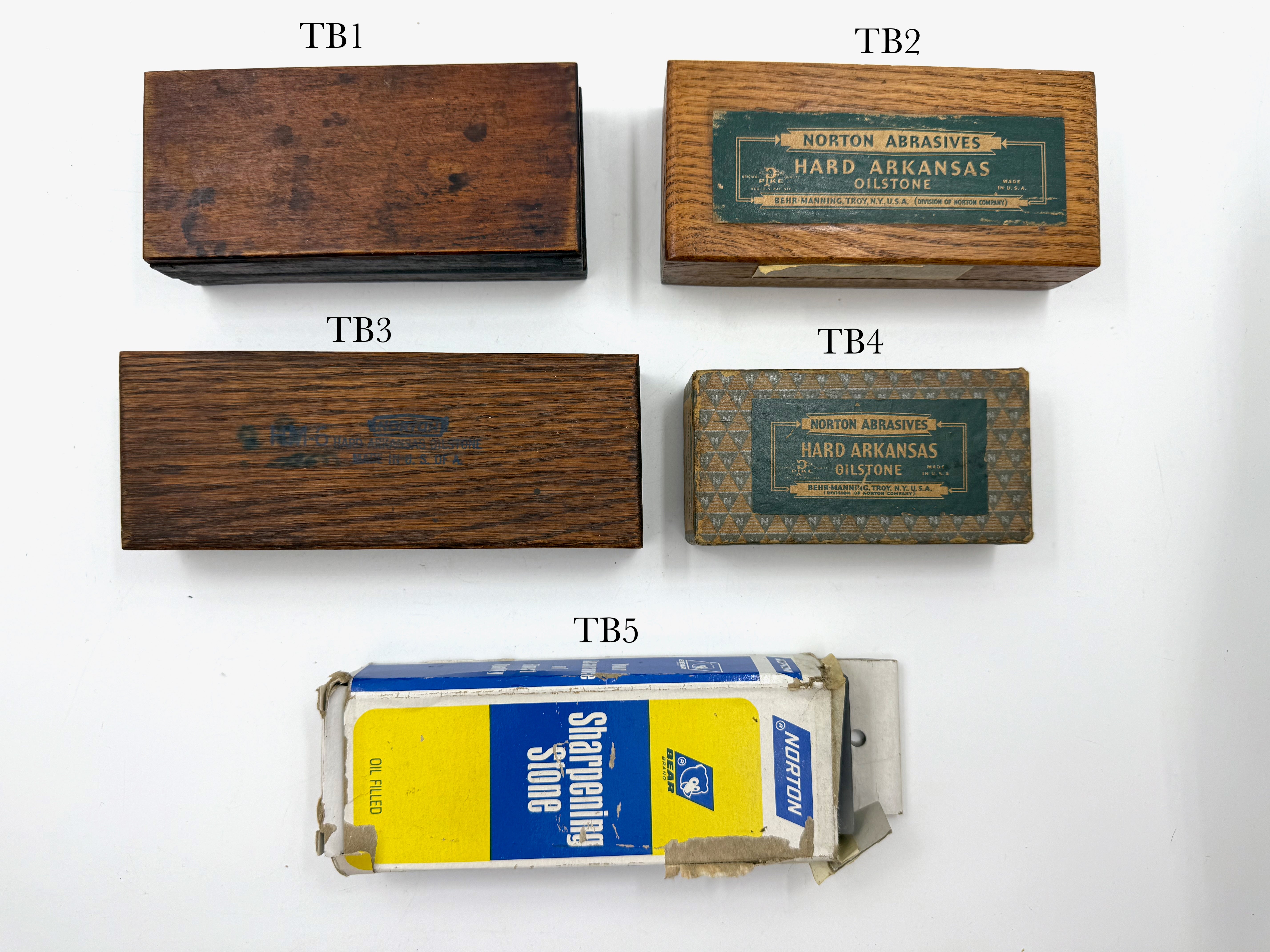 Hard Translucent Arkansas - Vintage Boxed Collectable Oilstones / Sharpening Stones