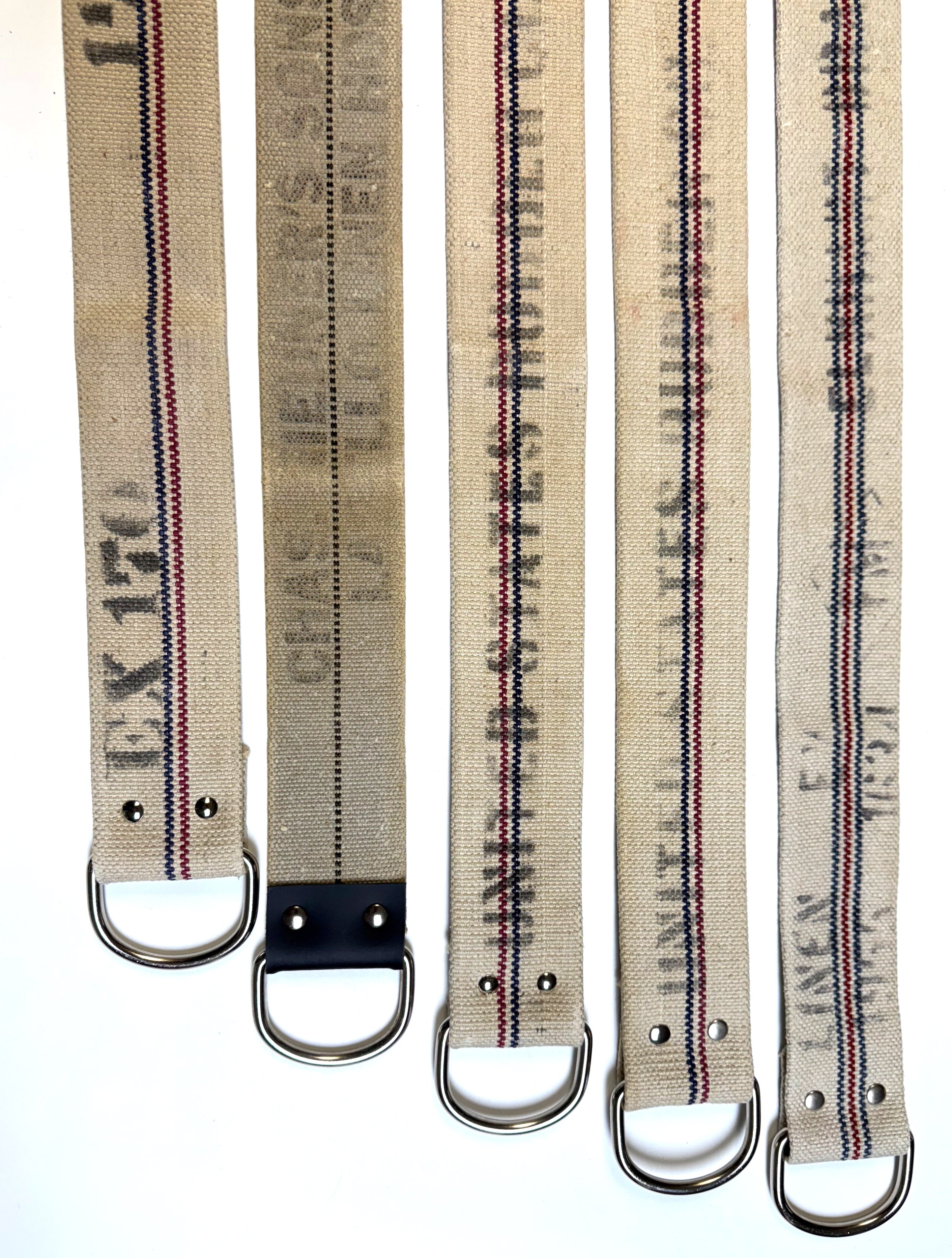 Flax Linen Firehose Strops - 2 1/2 Inch Wide & Extra Long - Made in the USA