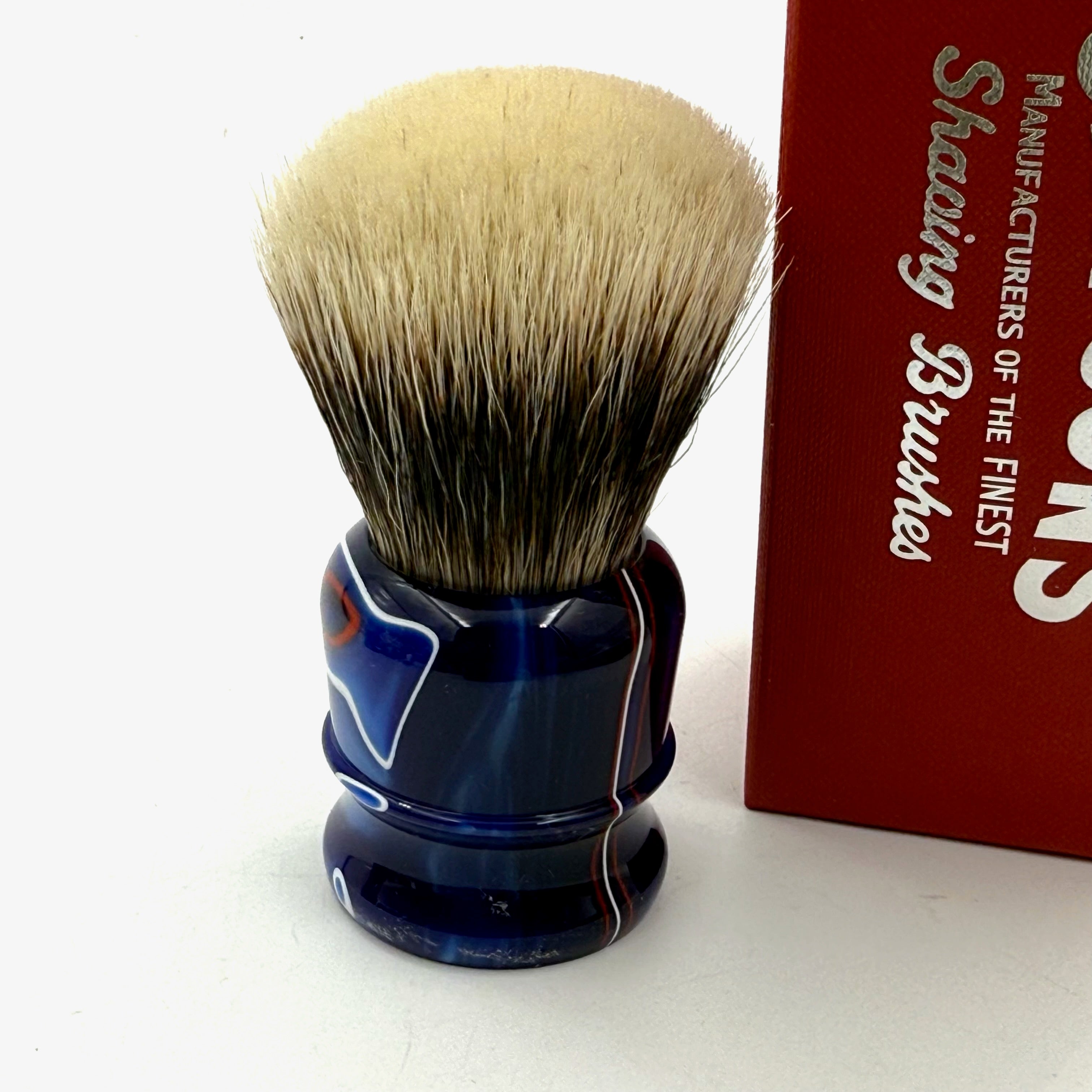 Limited Edition Simpson Chubby CH2 Manchurian Badger Shaving Brush - Patriot