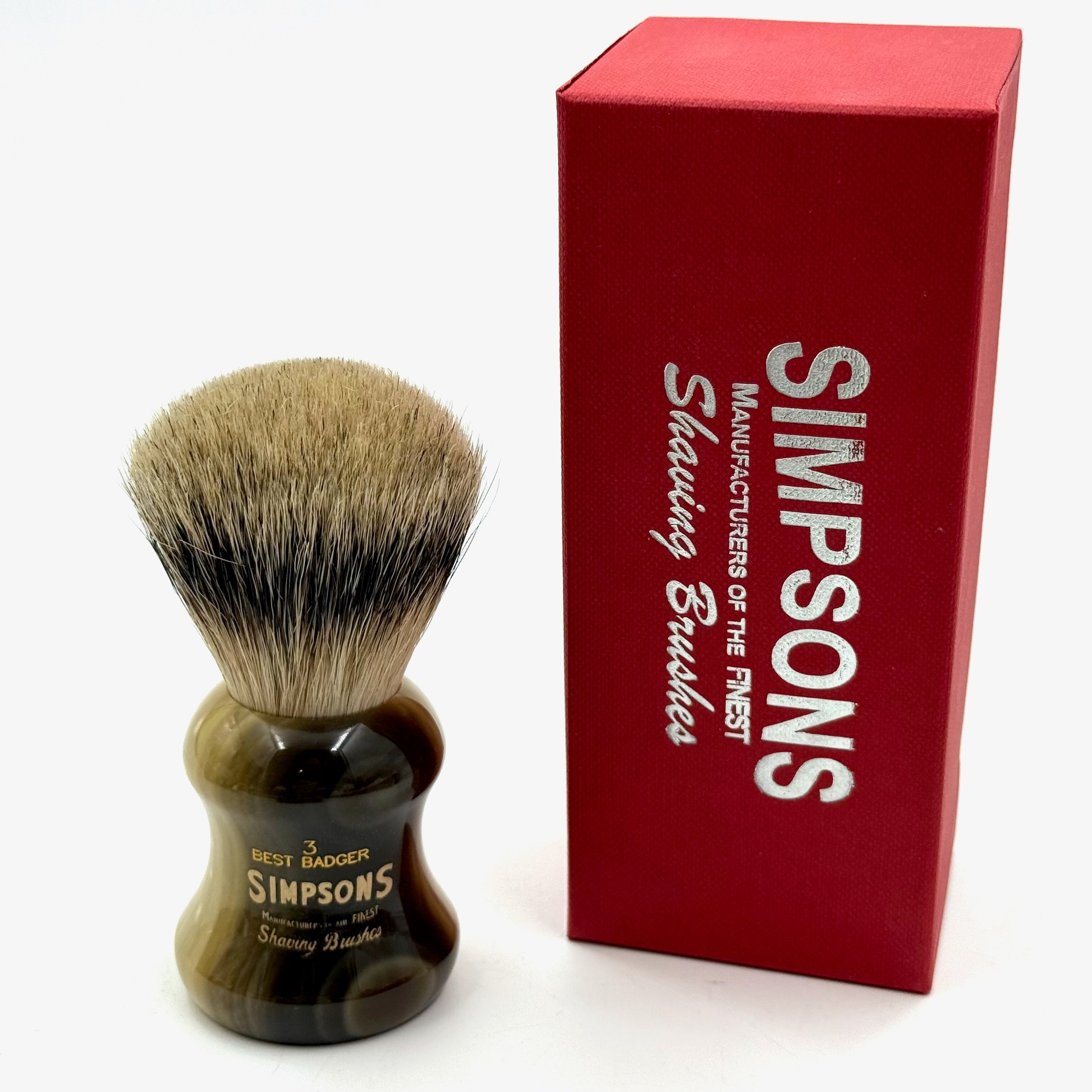Limited Edition Eagle 3 Best Badger Shaving Brush - Faux Horn