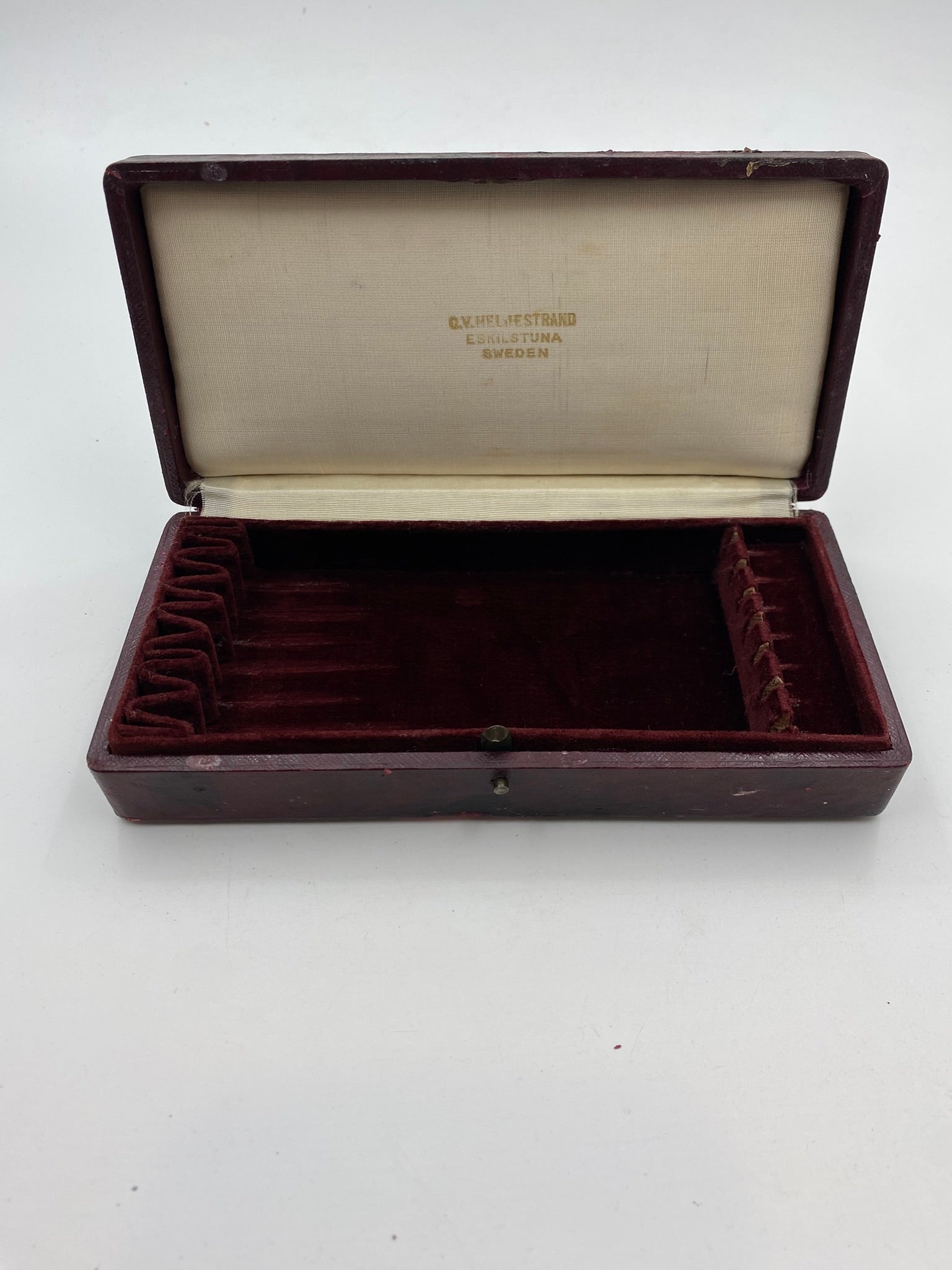 Antique Heljestrand Razor Seven Day Set Case