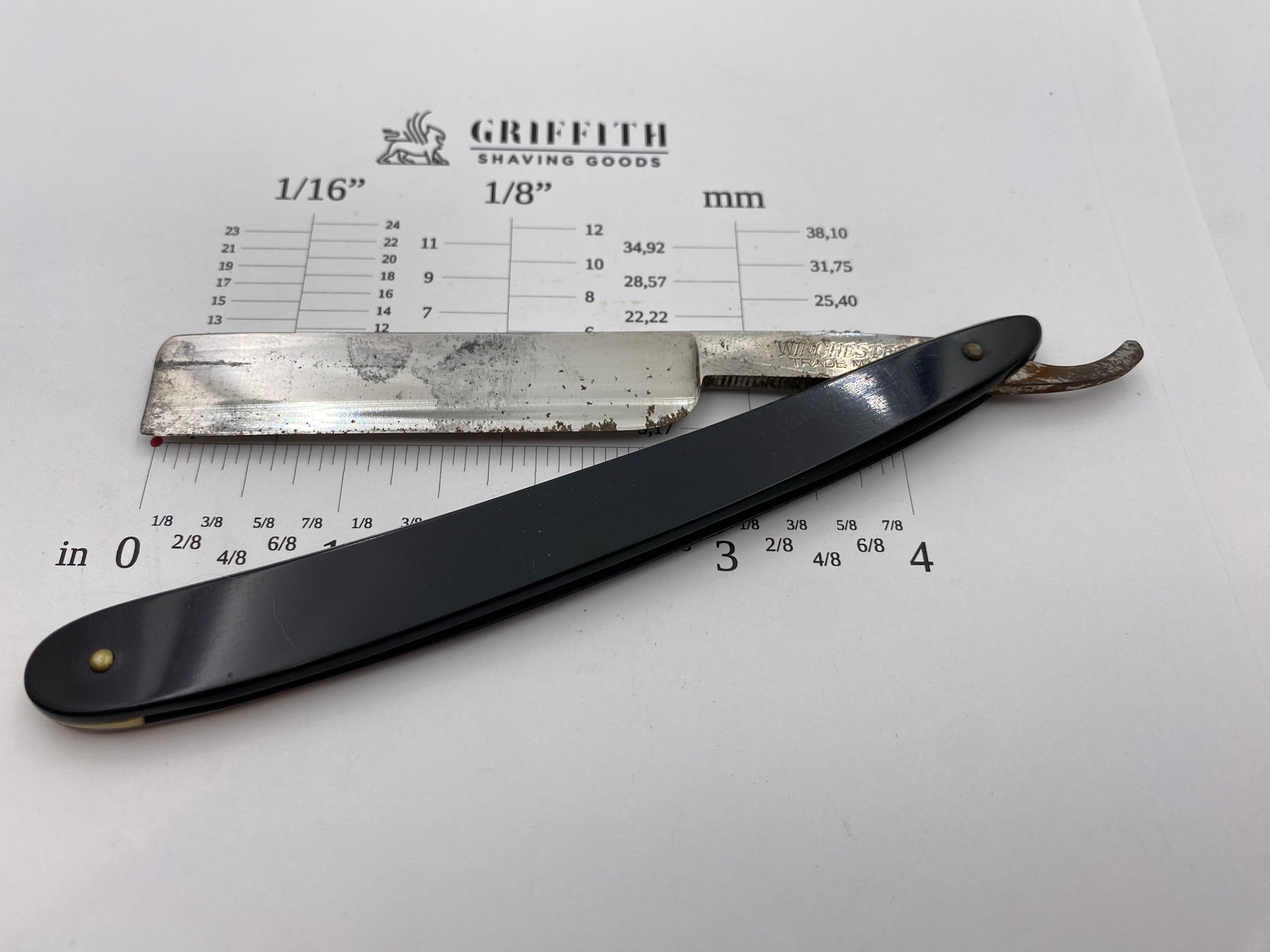 Vintage Winchester USA Razor for Restoration