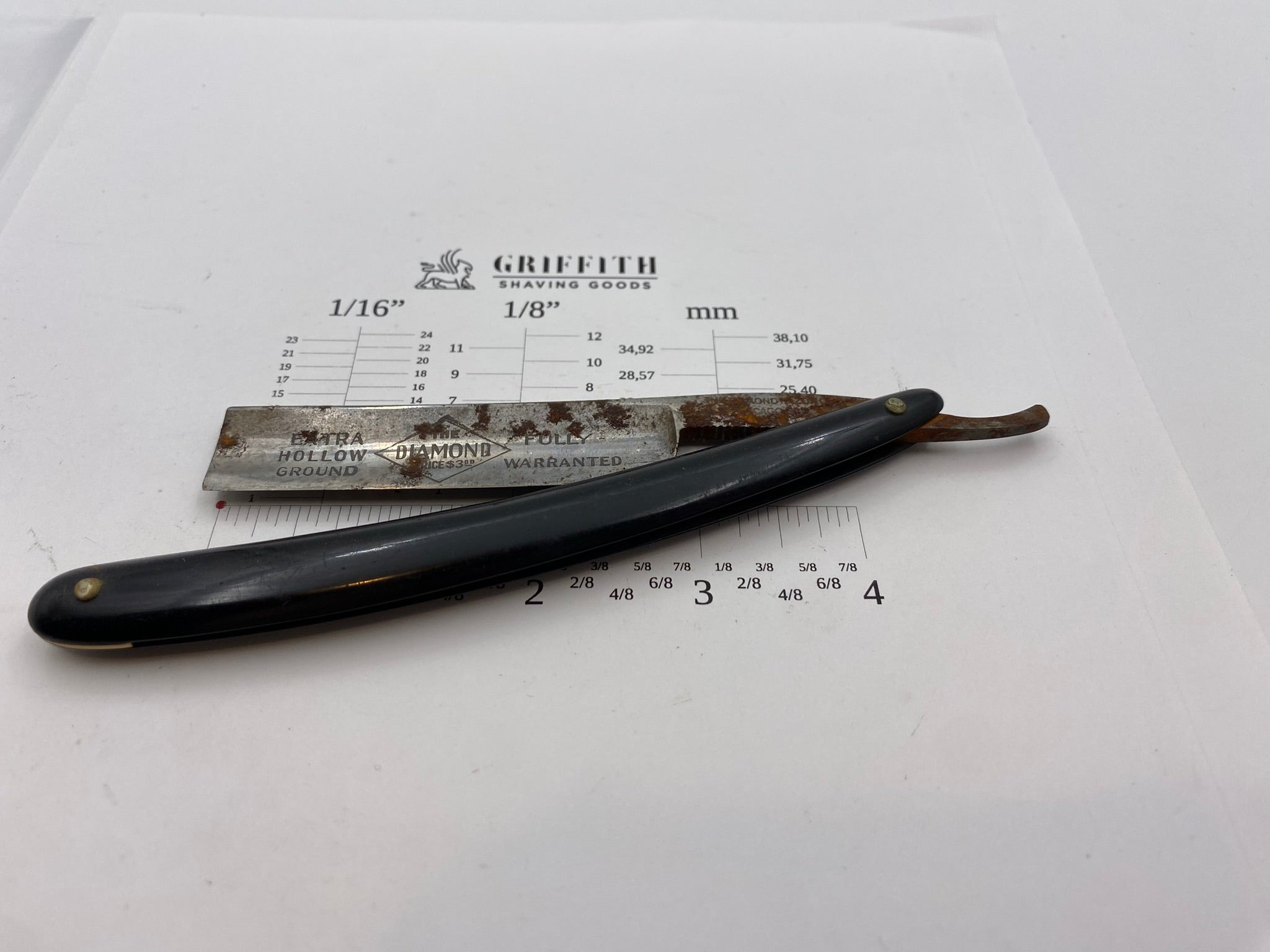 Vintage Diamond Razor Co. Razor for Restoration