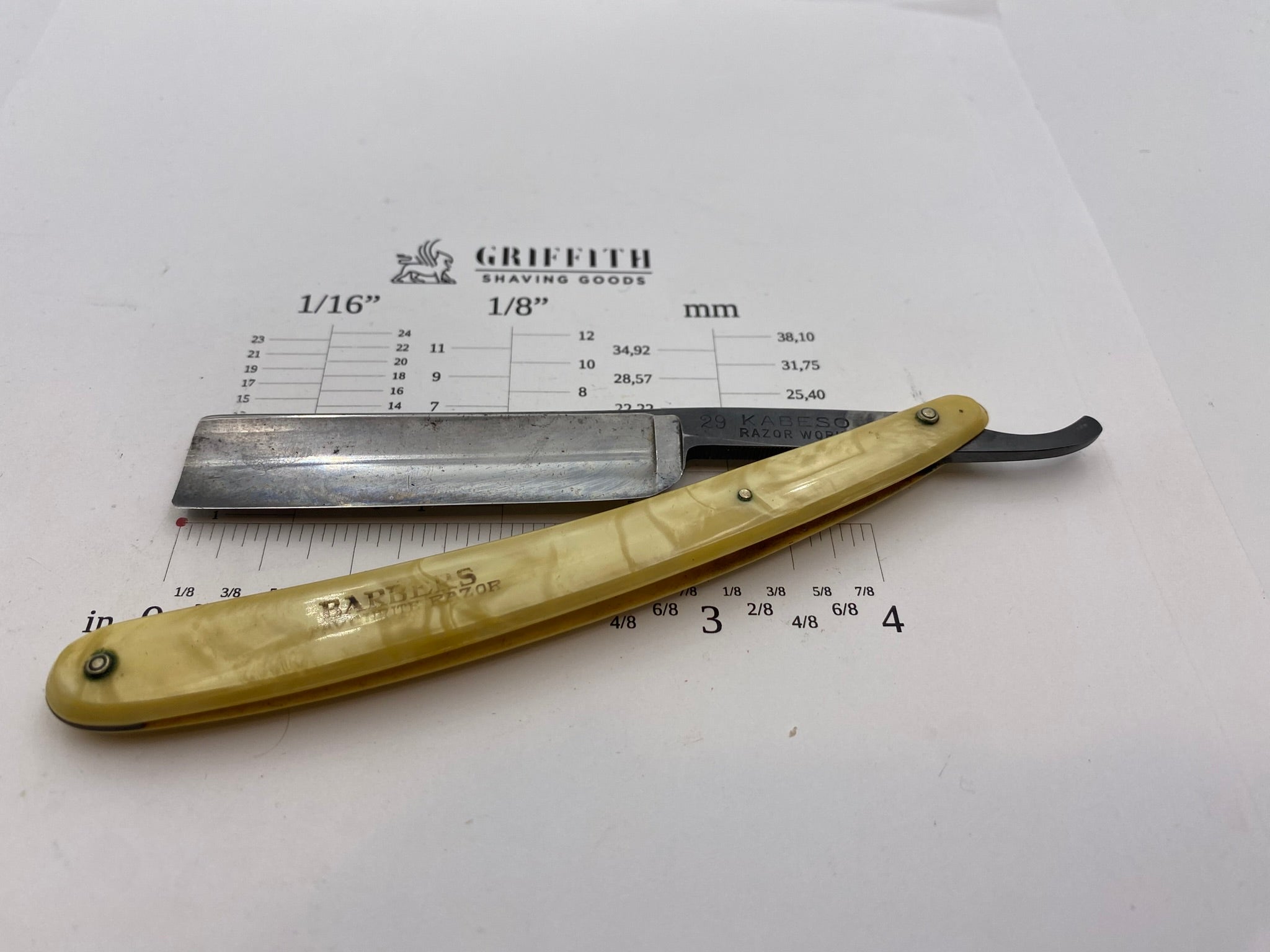 Vintage Becker "Kabeso" Solingen Razor for Restoration