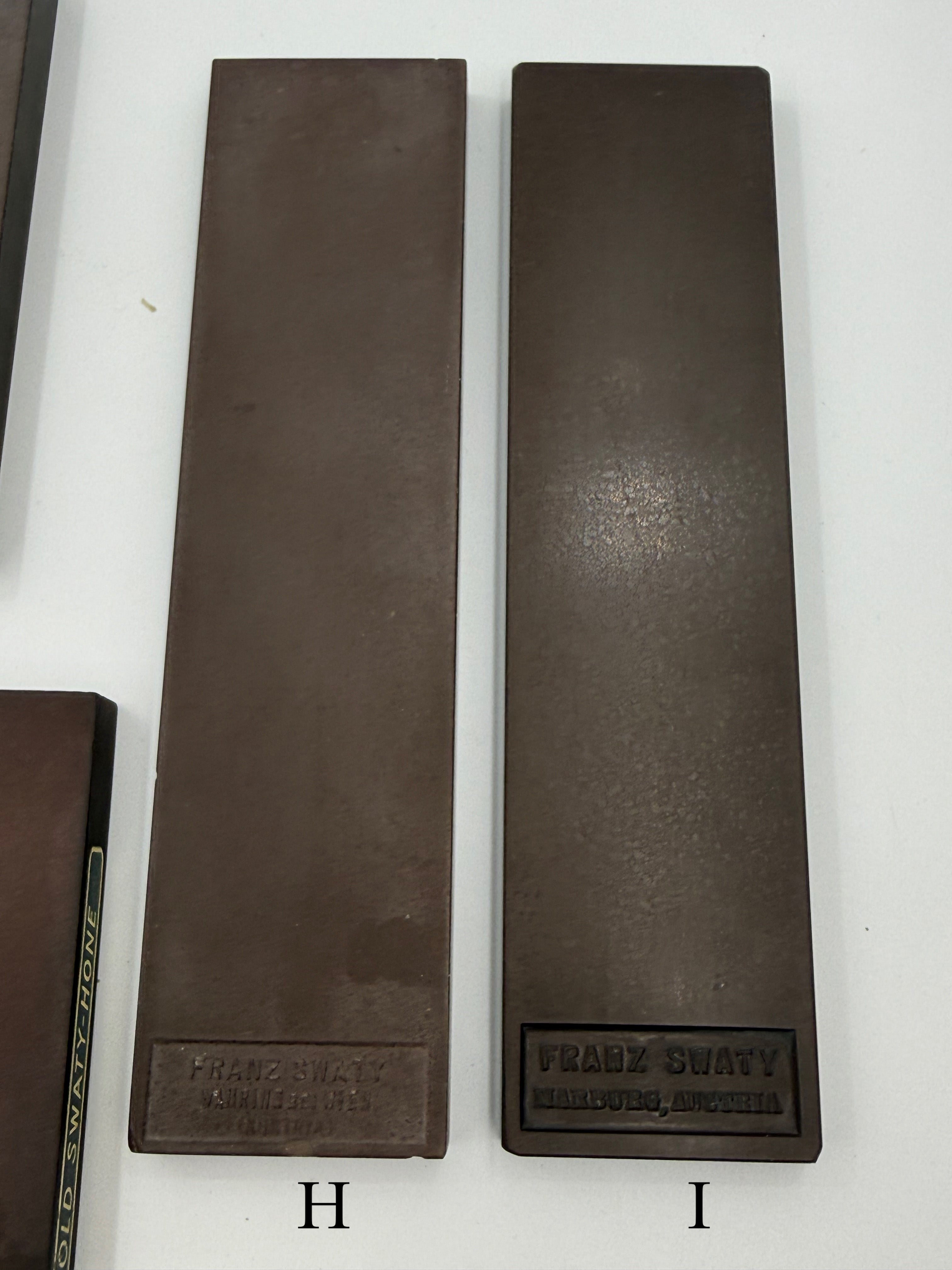 Franz Swaty Minty Vintage Barber's Razor Hones - Choose Your Hone