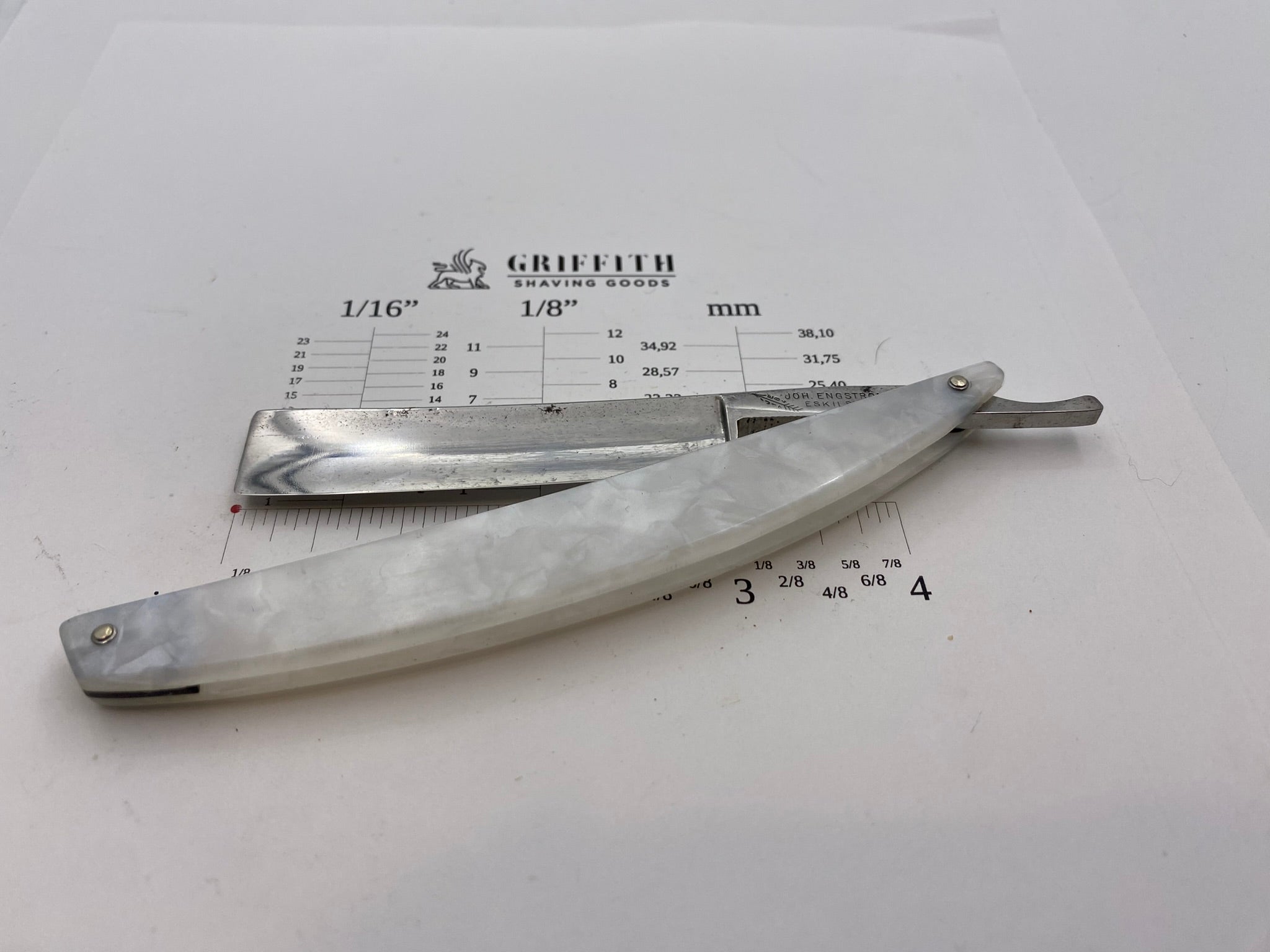 Vintage Joh. Engstrom Swedish Razor Custom Scales for Restoration