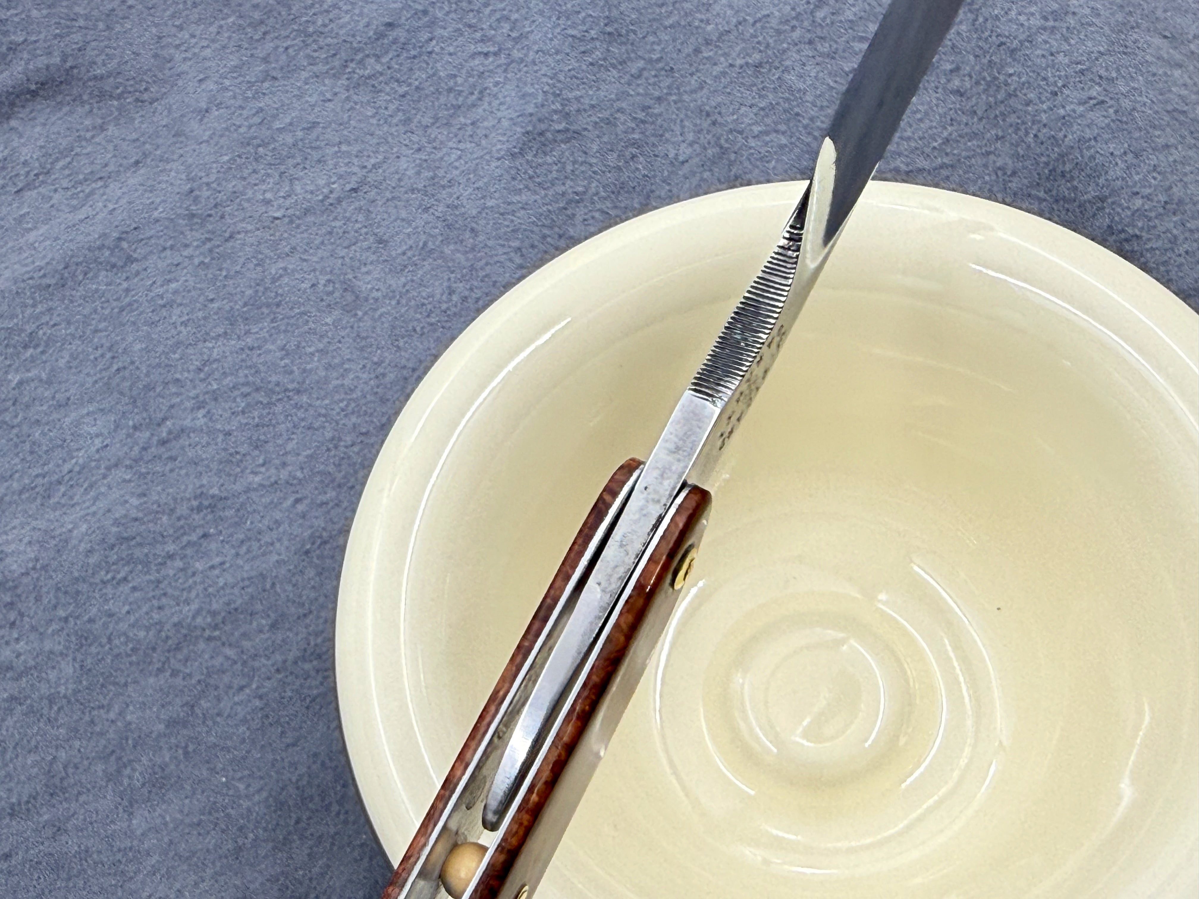 W. Picard 13/16 Full Hollow - Fully Restored French Straight Razor with Custom Scales- Shave Ready