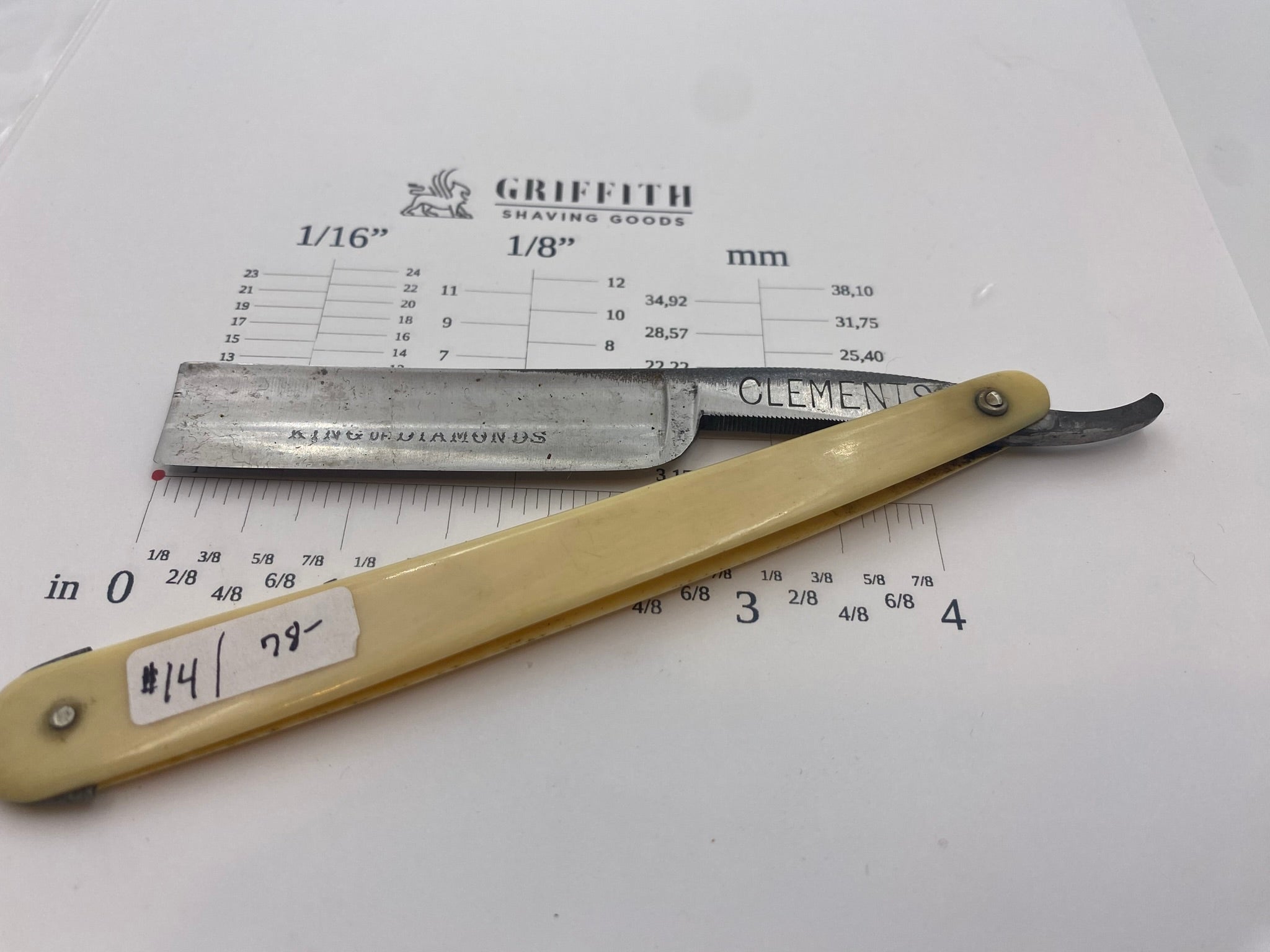 Vintage Clements Sheffield Razor for Restoration