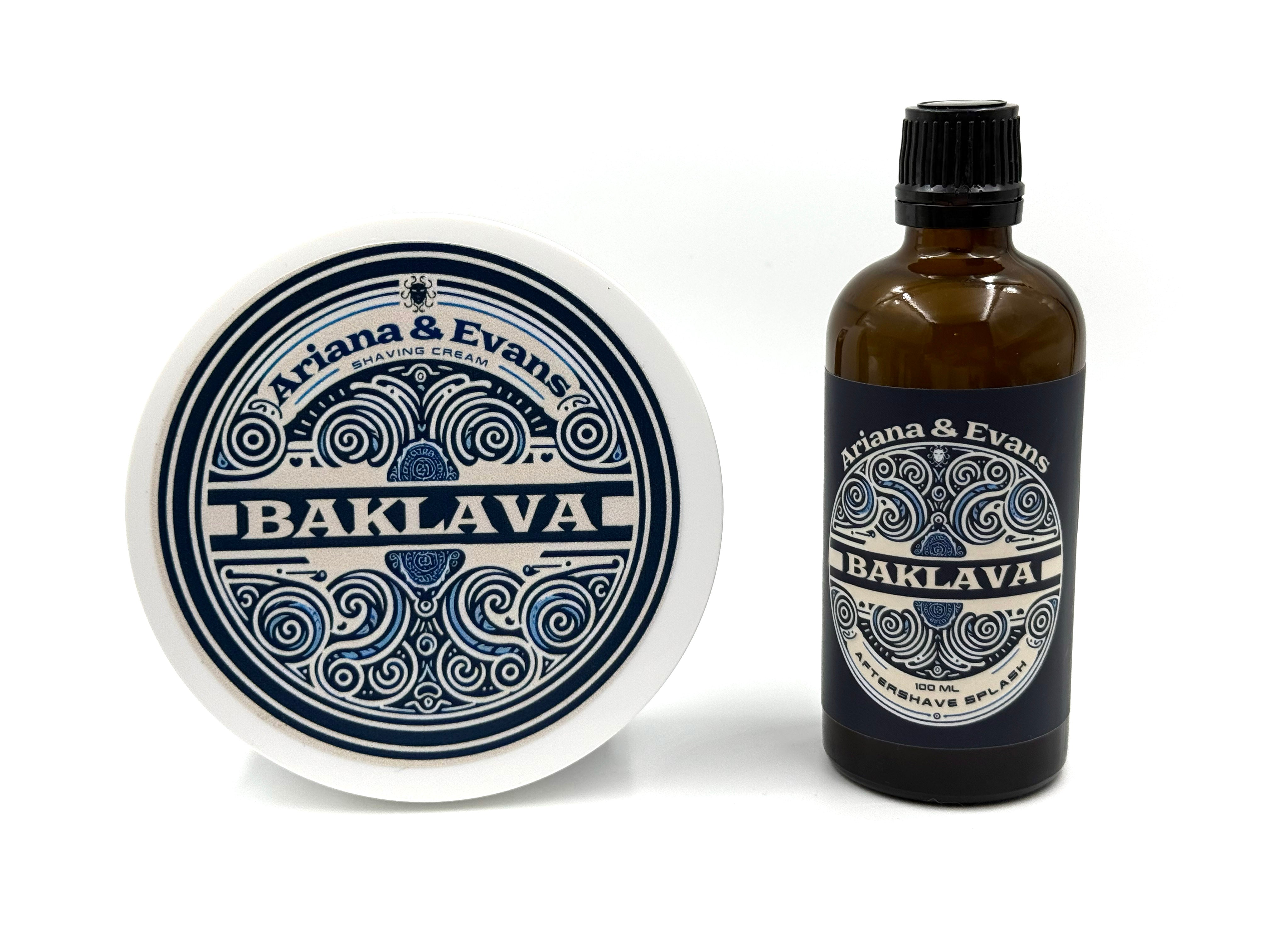 Ariana & Evans - Baklava Shaving Soap OR Aftershave Splash