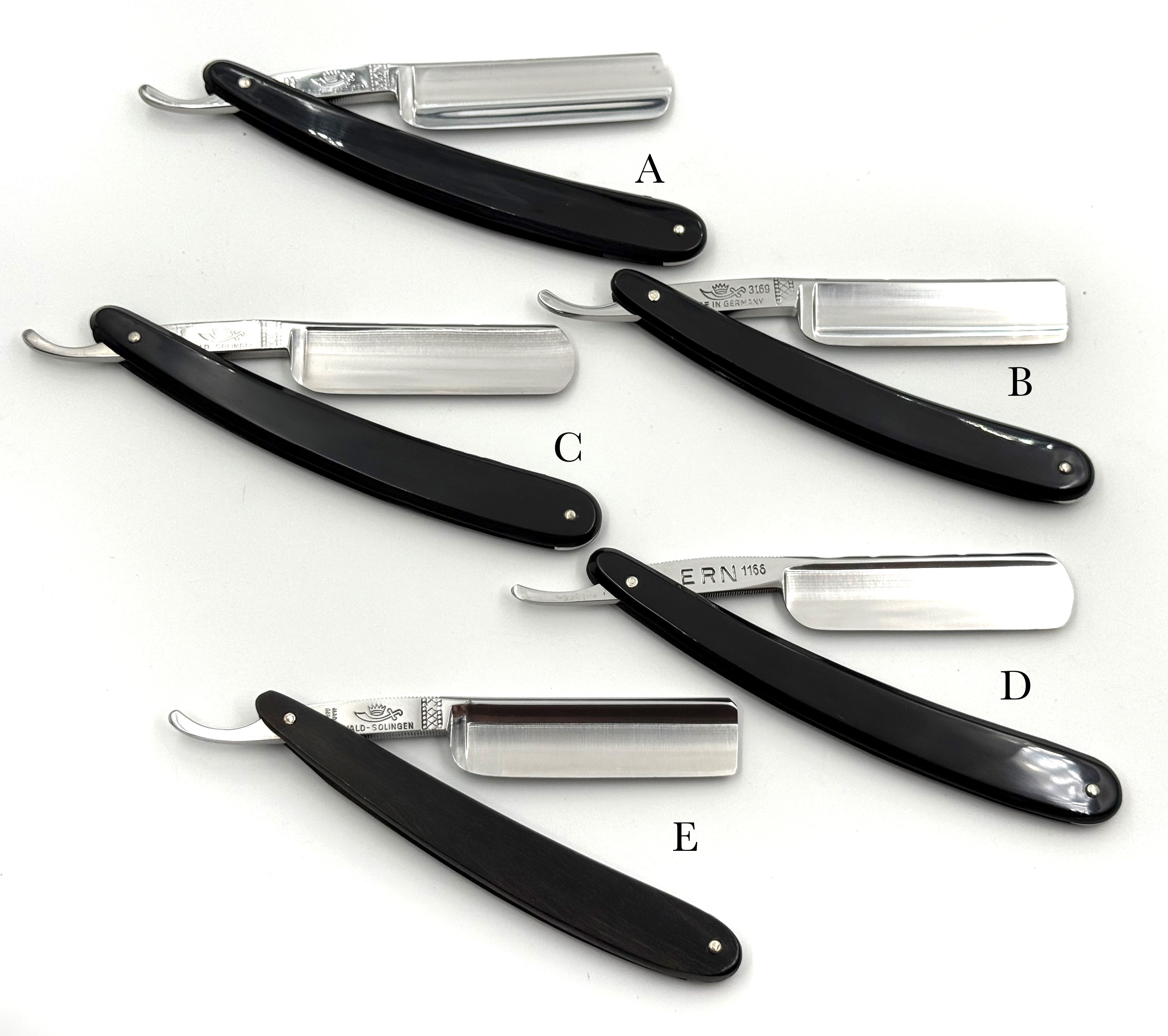 Carl Friedrich ERN - New Full Hollow 6/8 Solingen Straight Razors - CHOOSE YOUR RAZOR