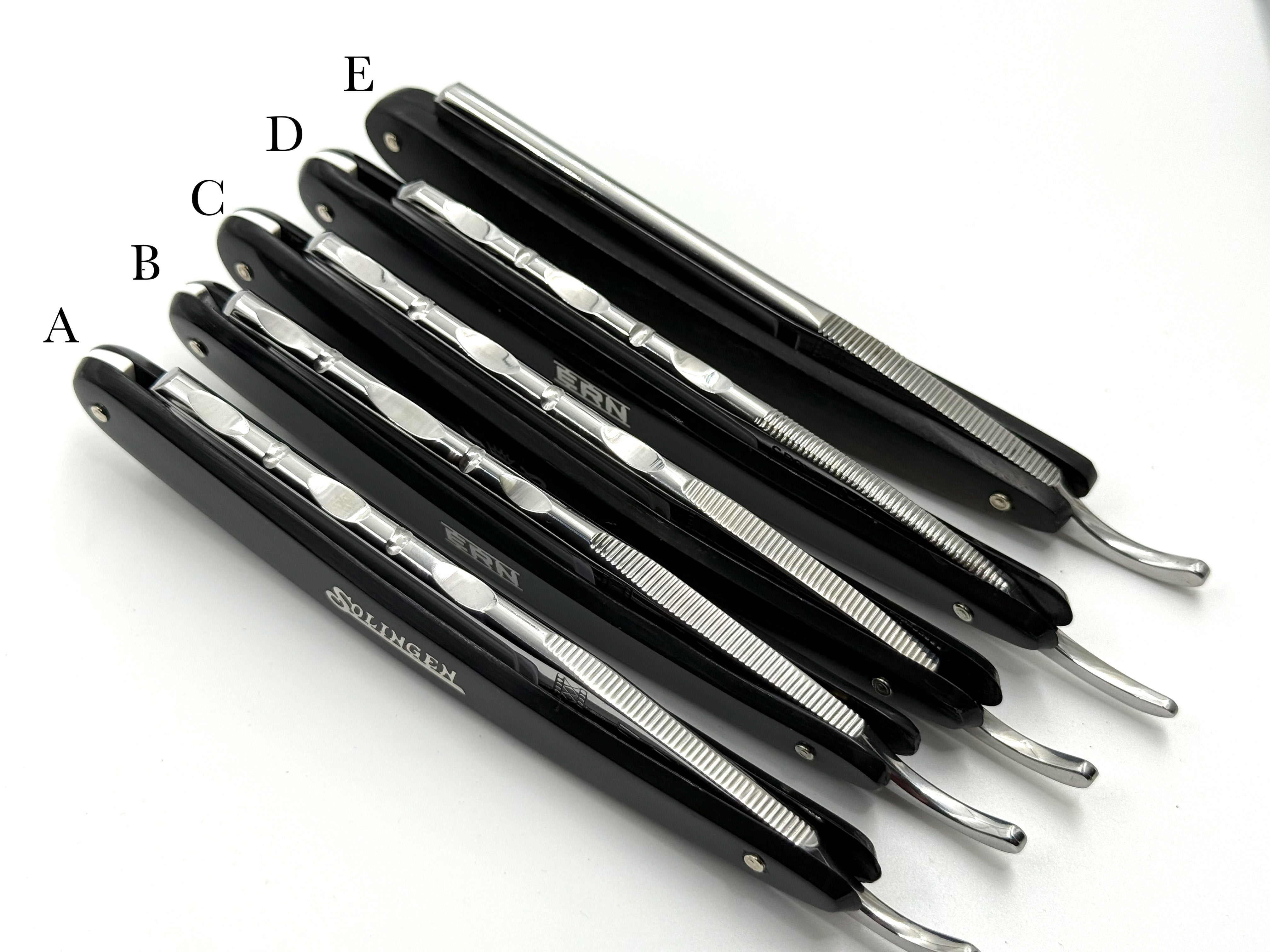 Carl Friedrich ERN - New Full Hollow 6/8 Solingen Straight Razors - CHOOSE YOUR RAZOR