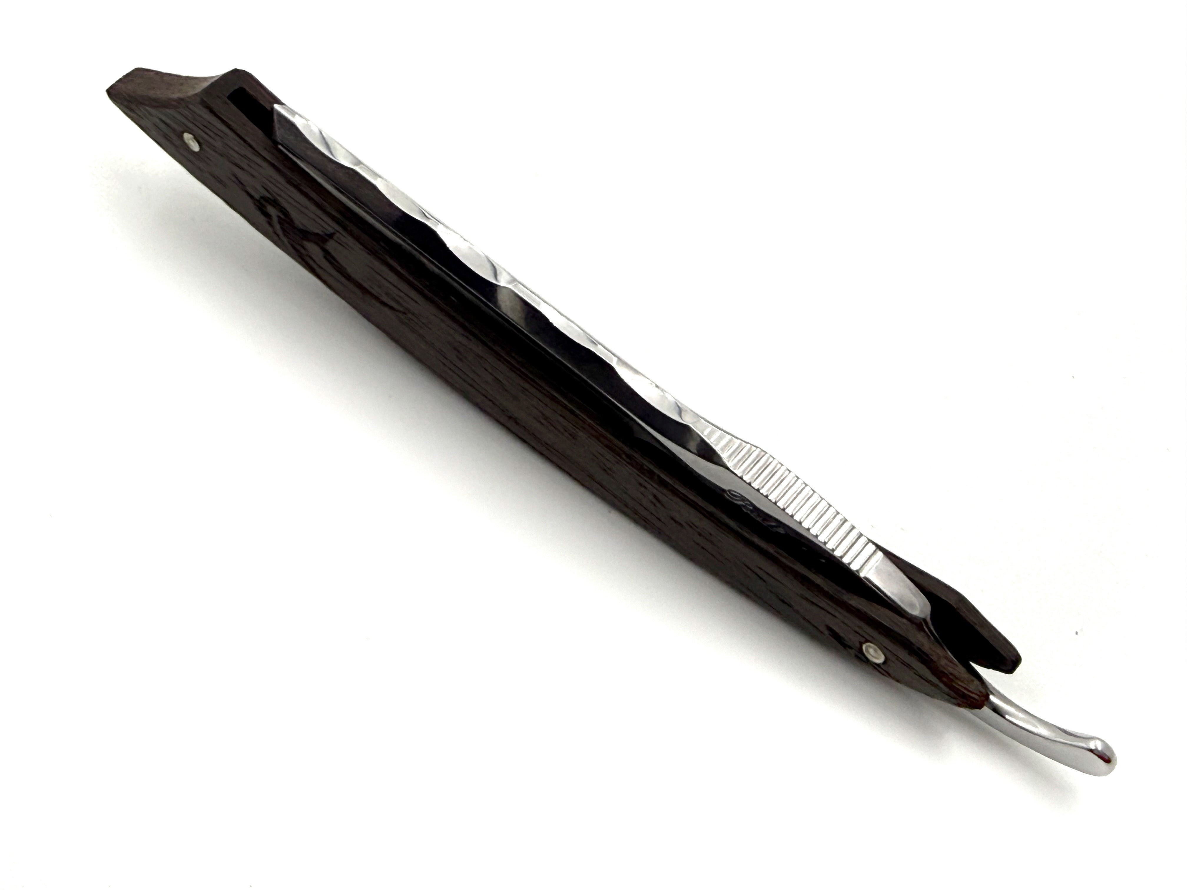 Ralf Aust 6/8 Blade with American Tip & Wenge Scales Full Hollow Solingen Straight Razor