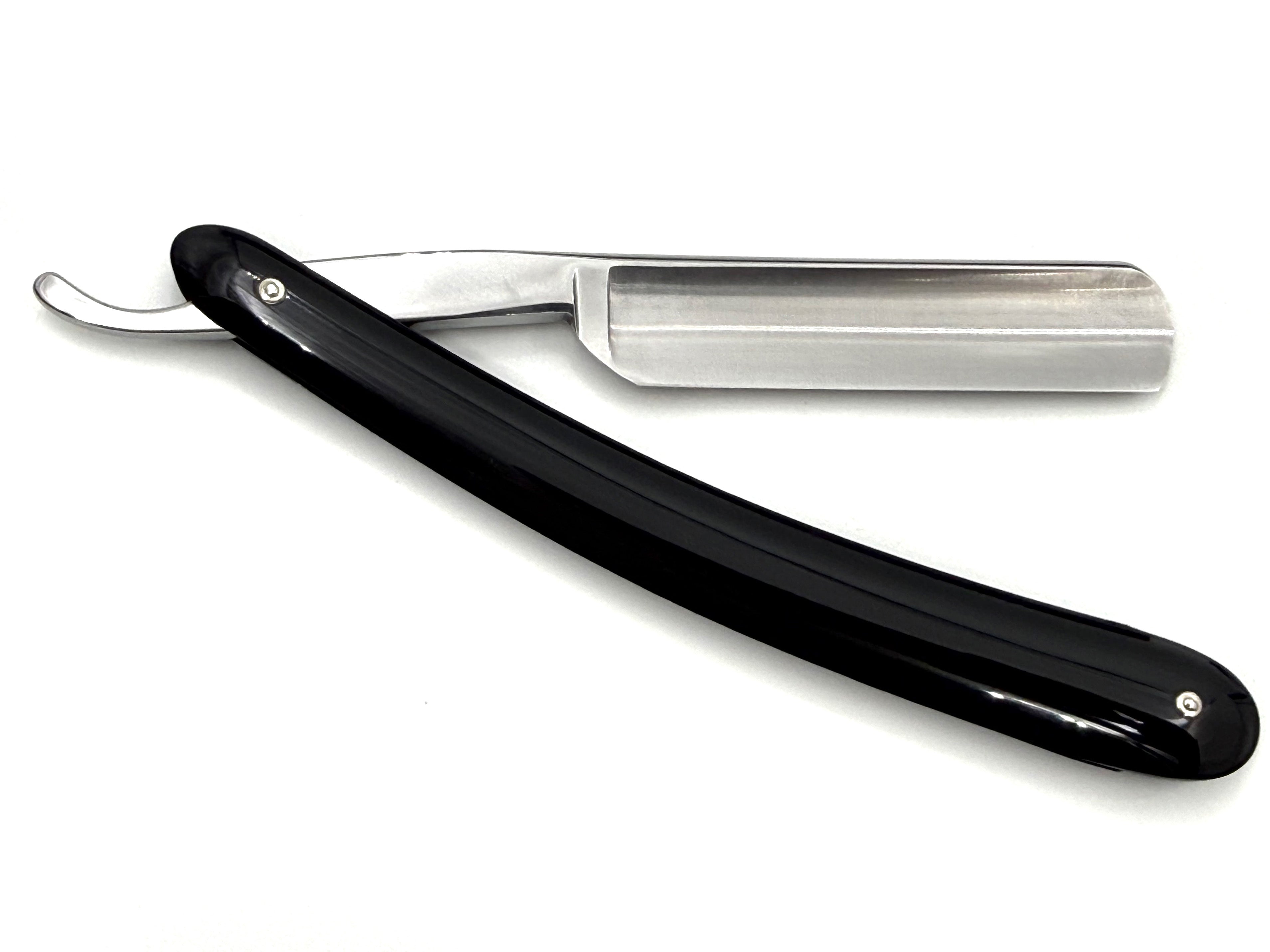 Ralf Aust 5/8 Blade with Round Tip & Plastic Scales Full Hollow Solingen Straight Razor