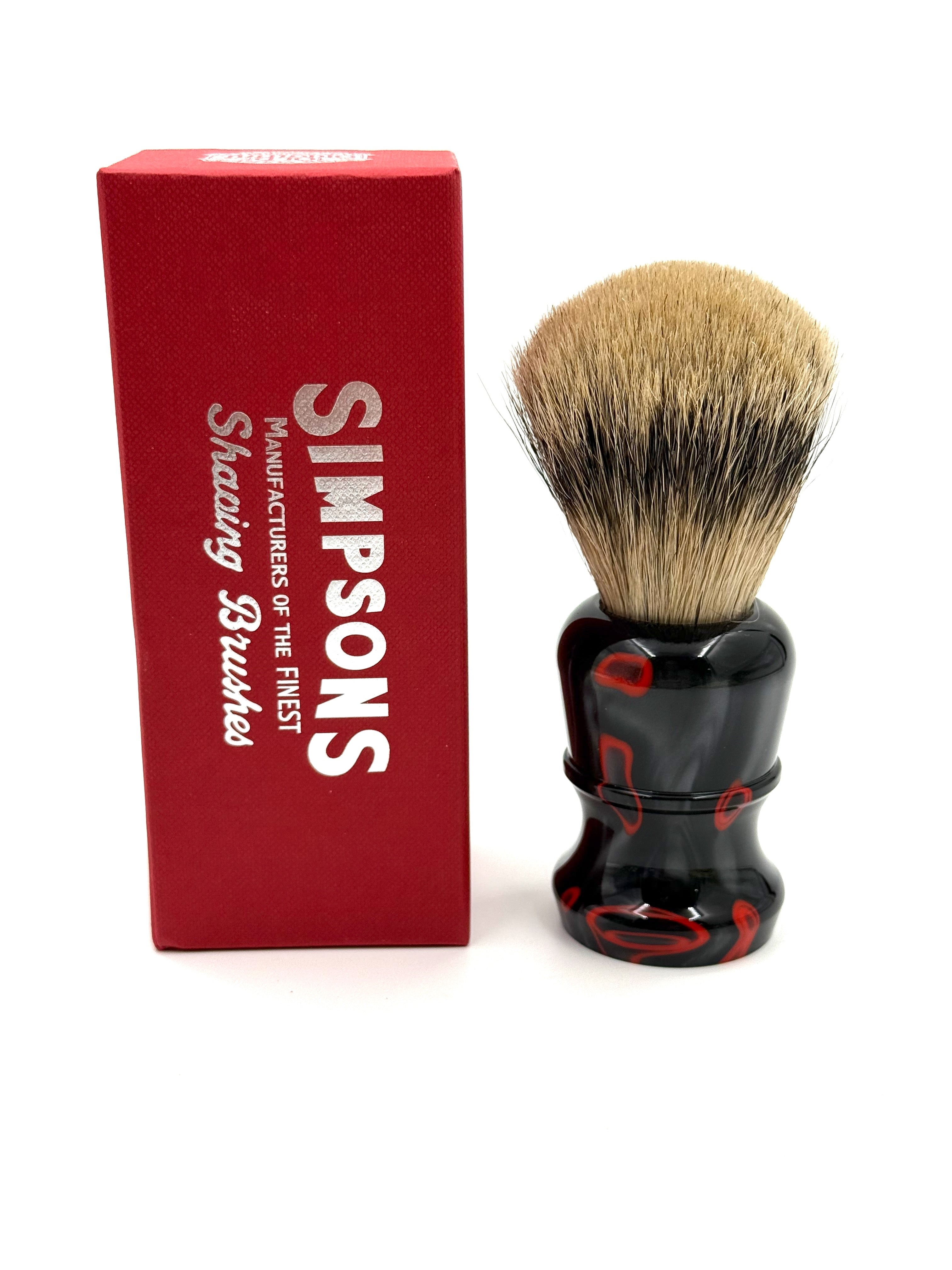 Limited Edition Simpsons 59 Best Badger Shaving Brush - Black Magic