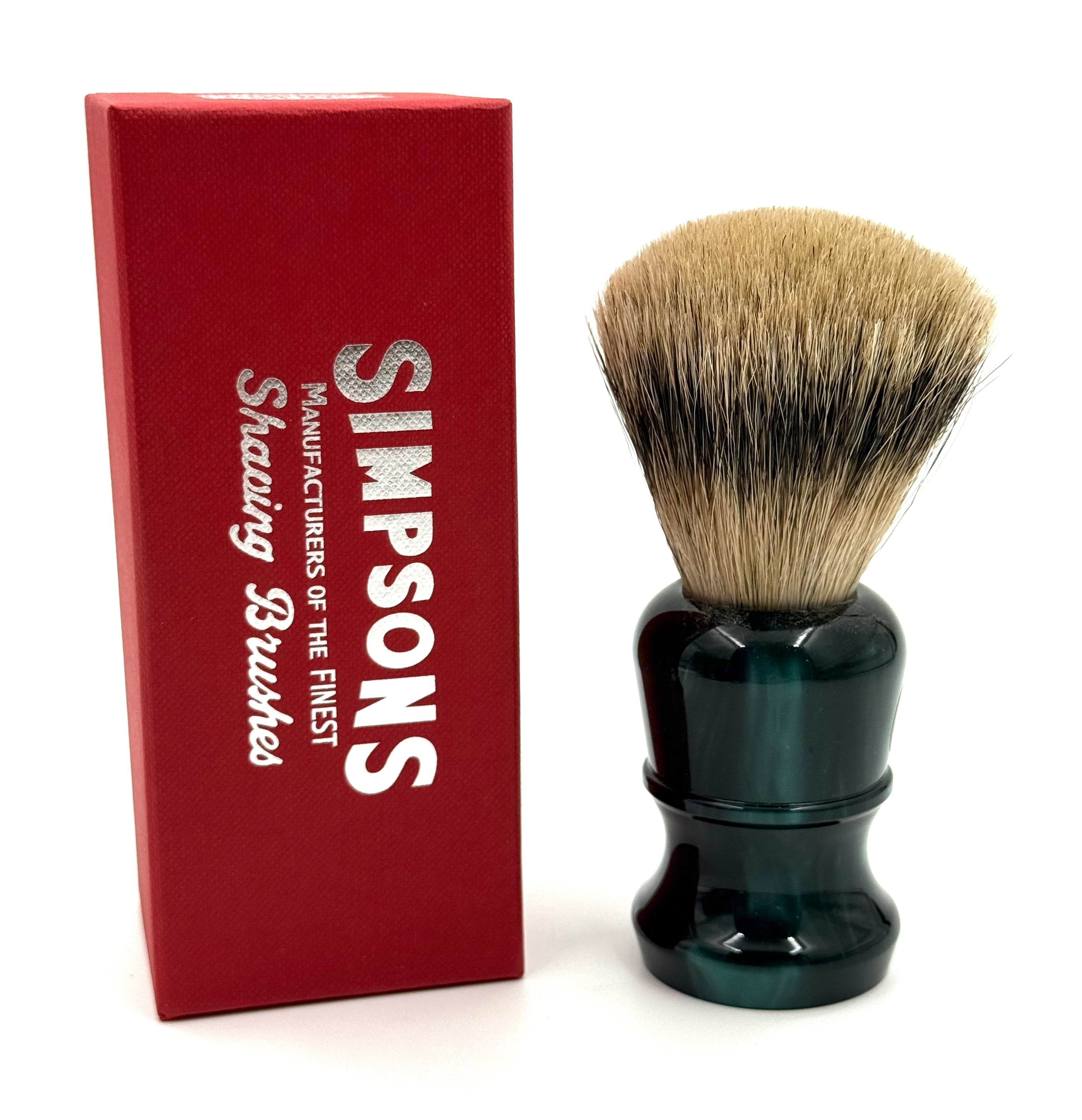 Limited Edition Simpsons 59 Best Badger Shaving Brush - Emerald