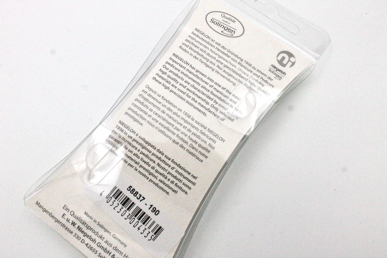 Niegeloh Stainless Steel TopInox Baby Nail Scissors with Blunt Tips in Matte Finish