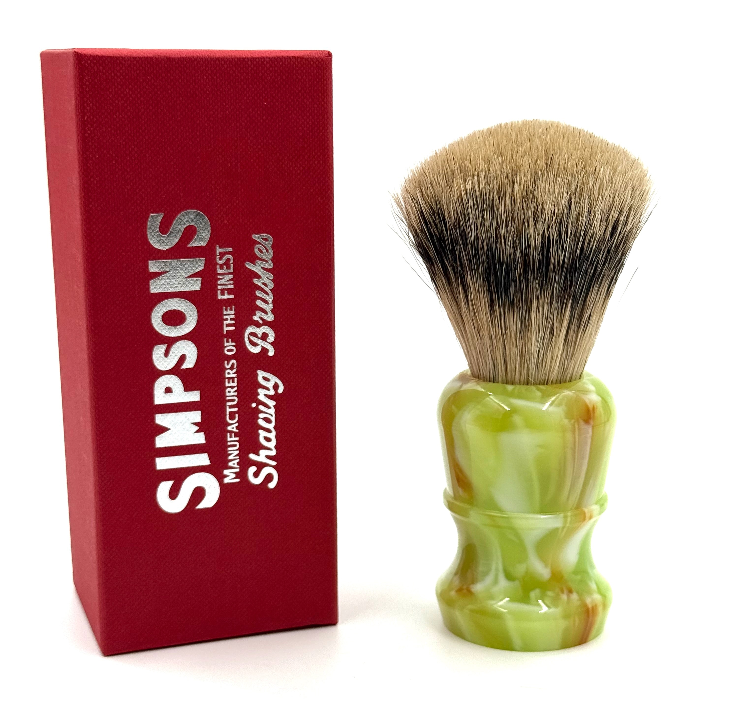 Limited Edition Simpsons 59 Best Badger Shaving Brush - Jade
