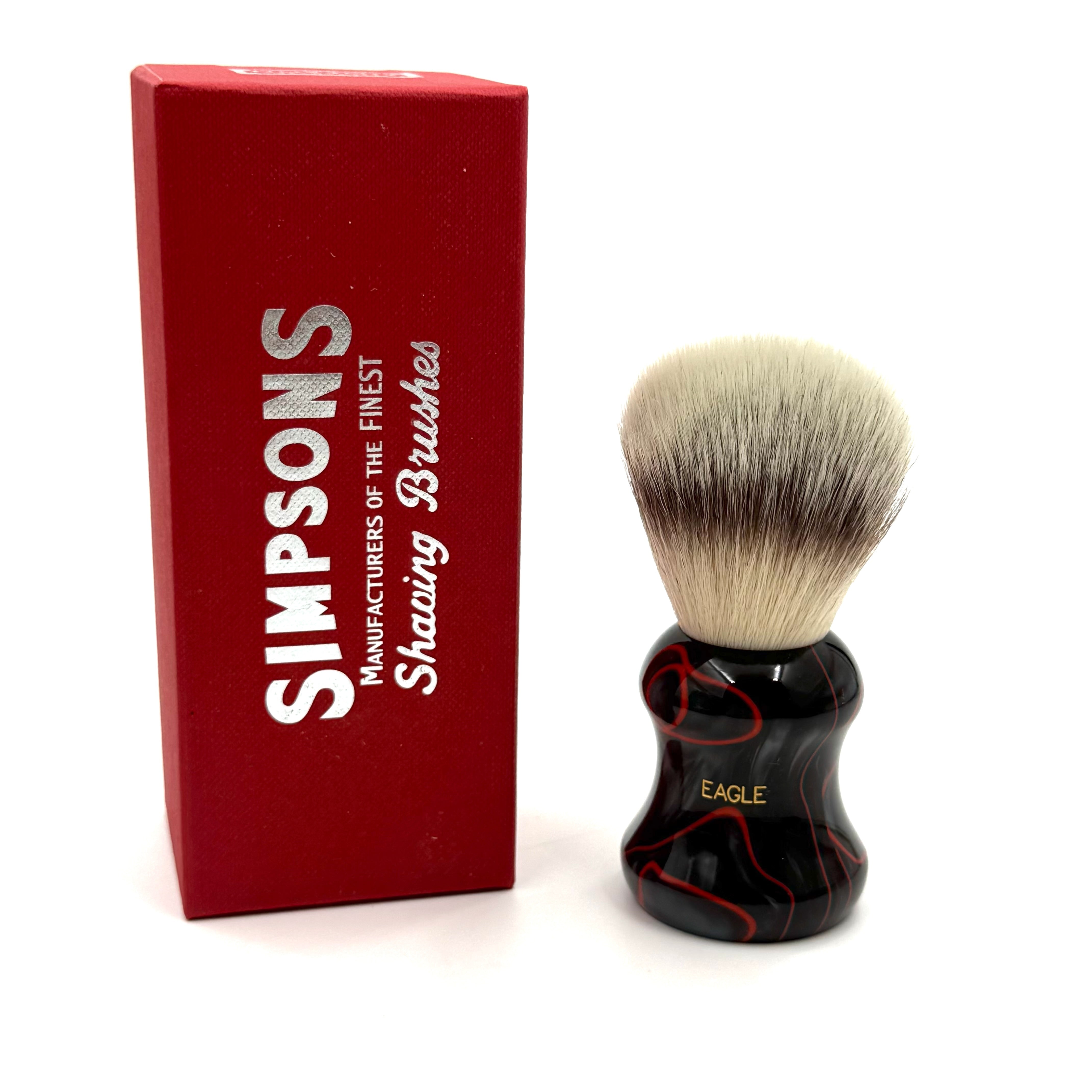 Limited Edition Eagle 3 Platinum Synthetic Shaving Brush - Black Magic