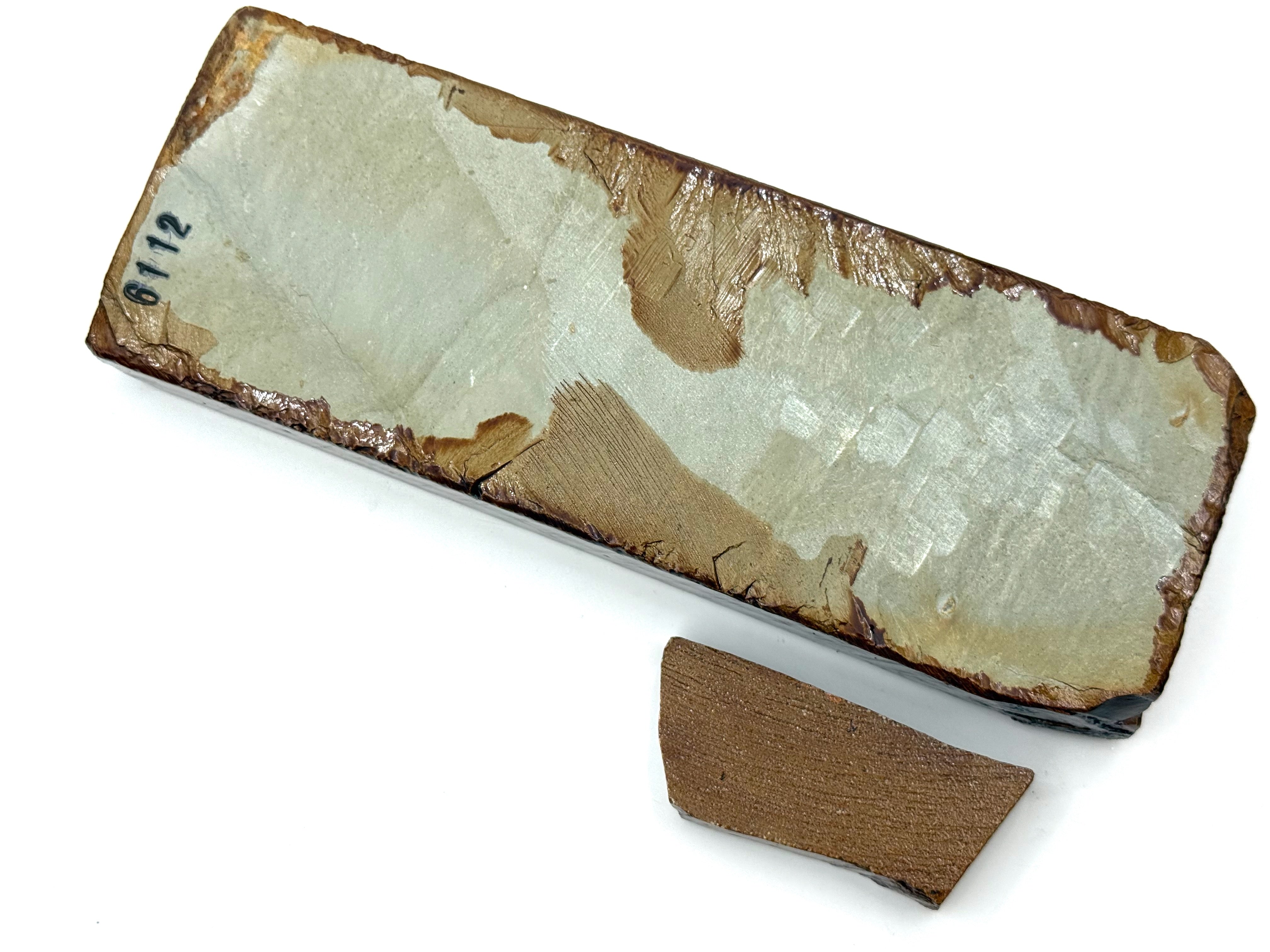 Aiiwatani Asagi Nashiji Suminagashi Japanese Natural Finishing Whetstone