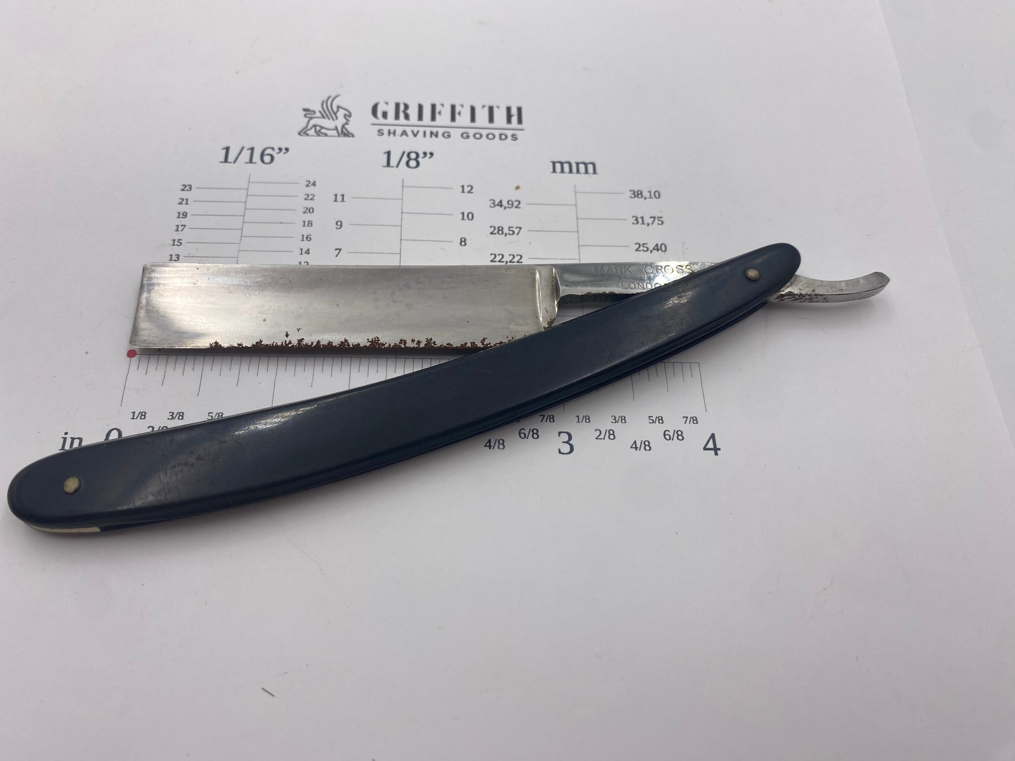 Vintage Mark Cross London Razor for Restoration